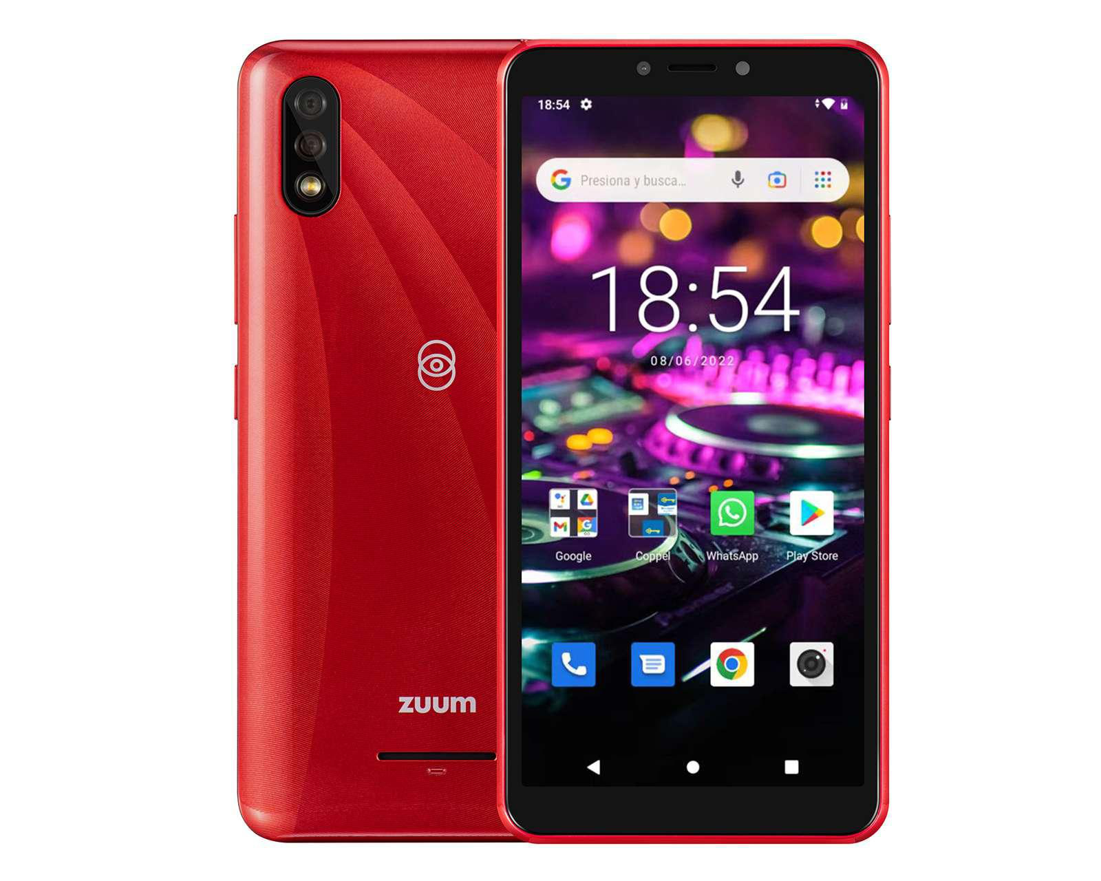 Celular Zuum Desbloqueado Covet X Dual Sim 32 GB Rojo