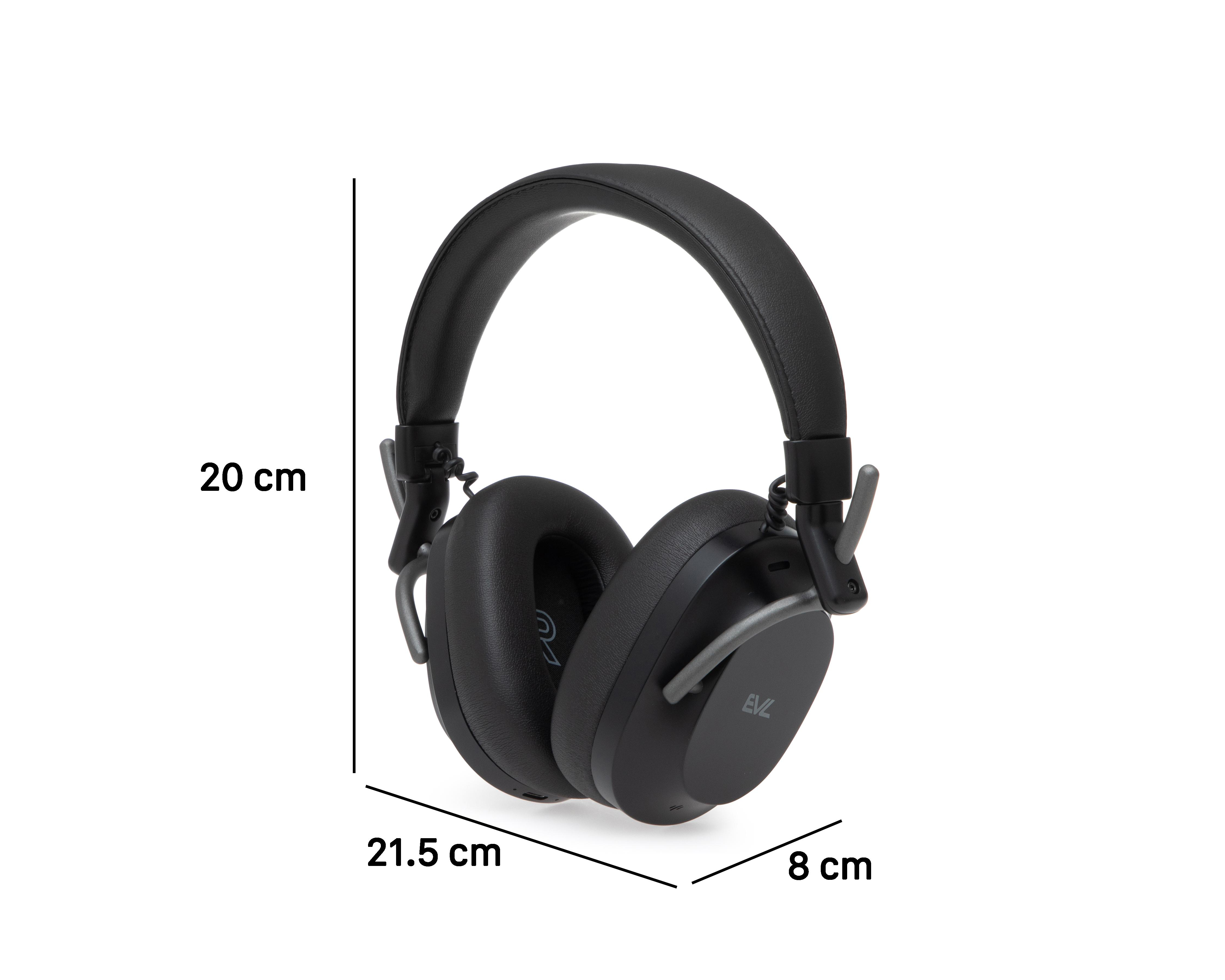 Foto 8 pulgar | Audífonos de Diadema Inalámbricos EVL BT046NC Noise Cancelling