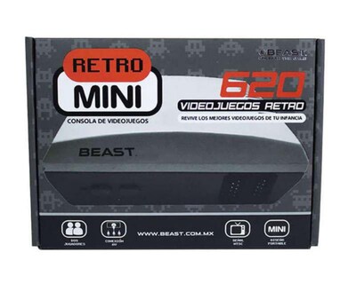 Foto 2 | Consola Retro Mini con 620 Juegos Precargados