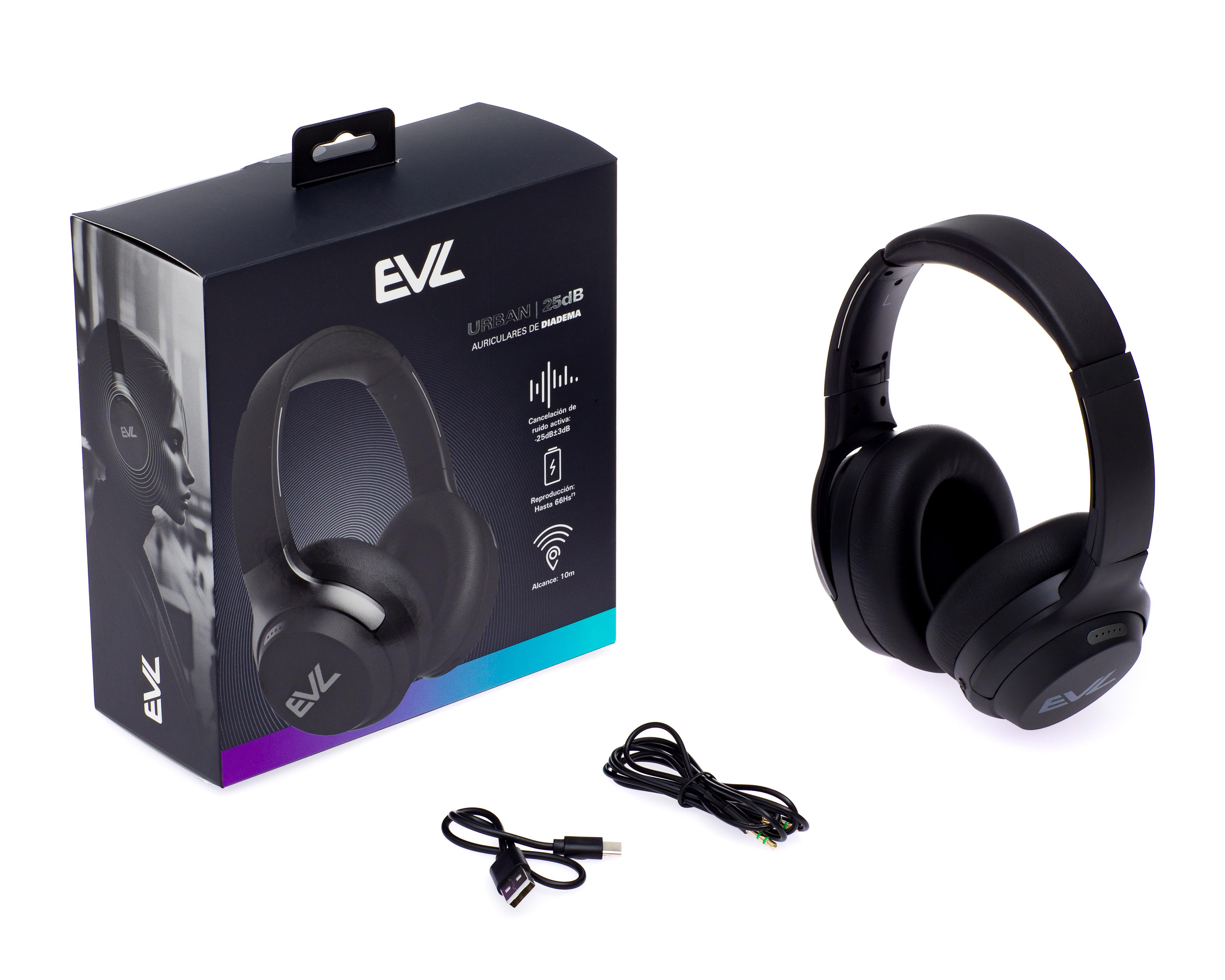 Foto 5 pulgar | Audífonos de Diadema EVL Urban 25 con Noise Cancelling