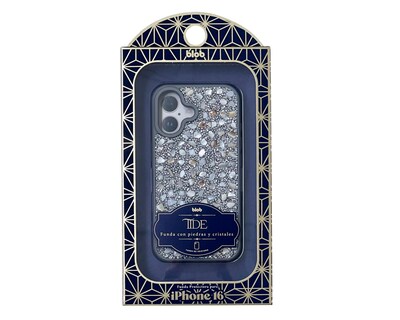 Foto 2 | Funda de Silicón con Pedrería Blob para iPhone 16