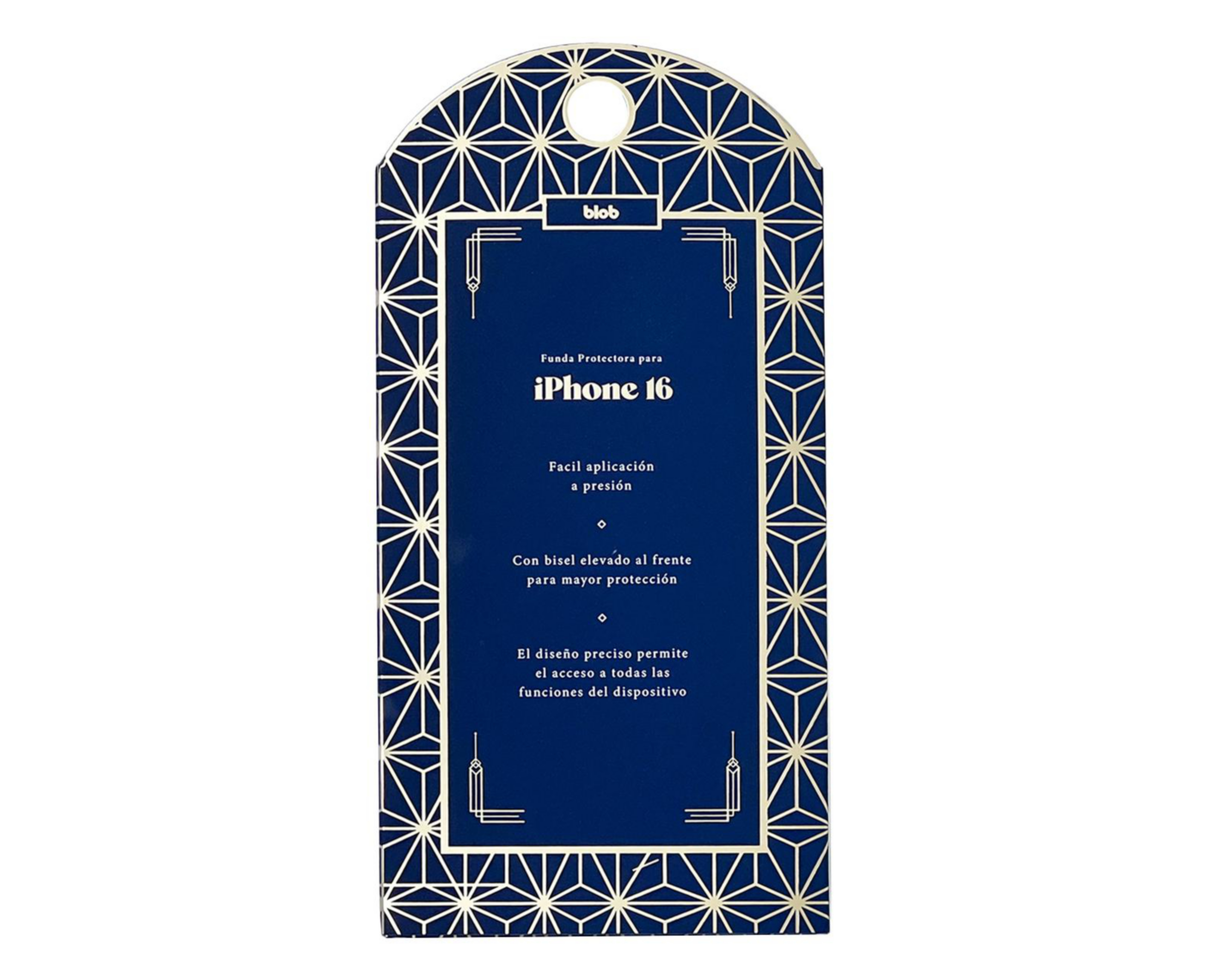 Foto 4 pulgar | Funda de Silicón con Pedrería Blob para iPhone 16