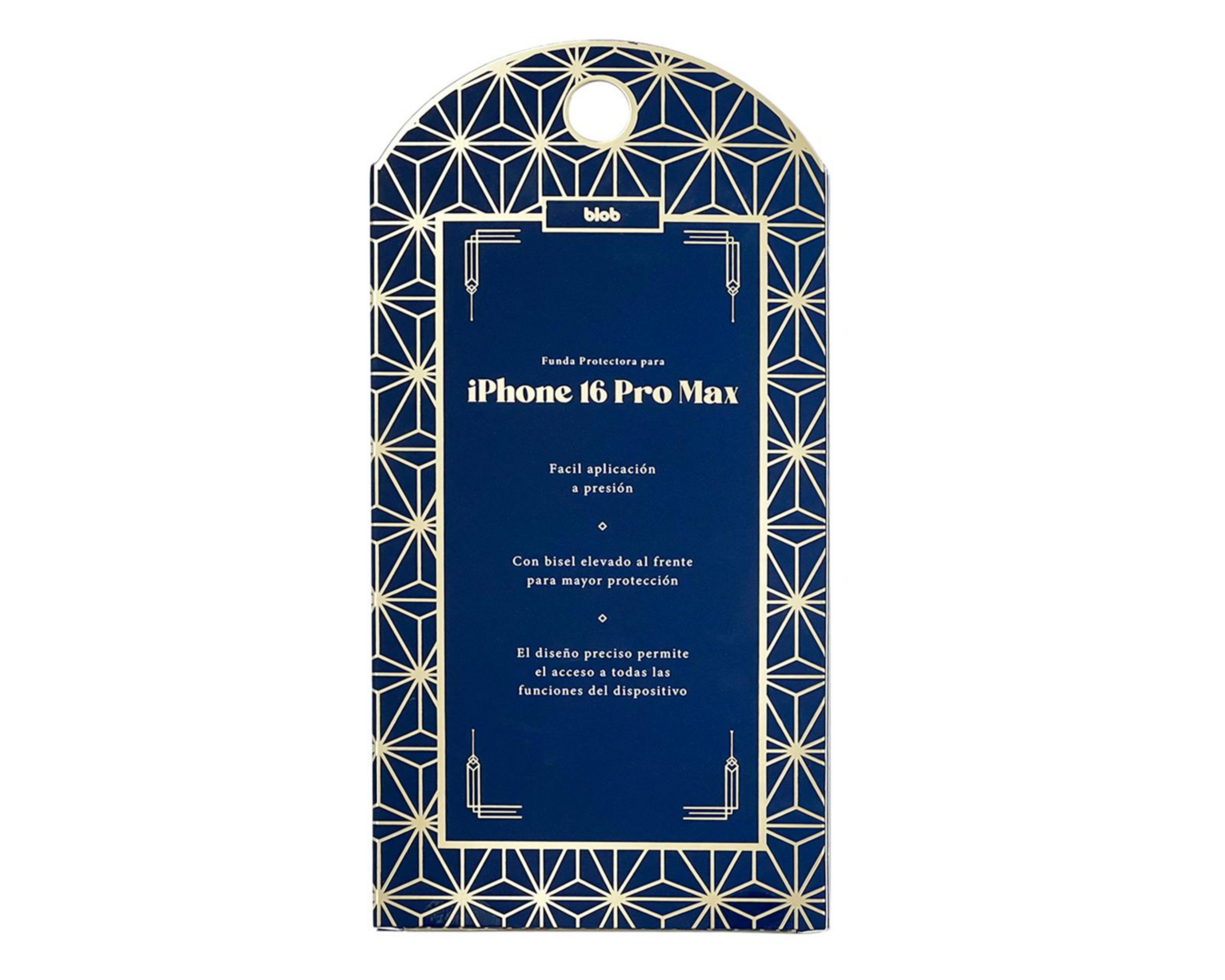 Foto 4 pulgar | Funda de Silicón con Pedrería Blob para iPhone 16 Pro Max