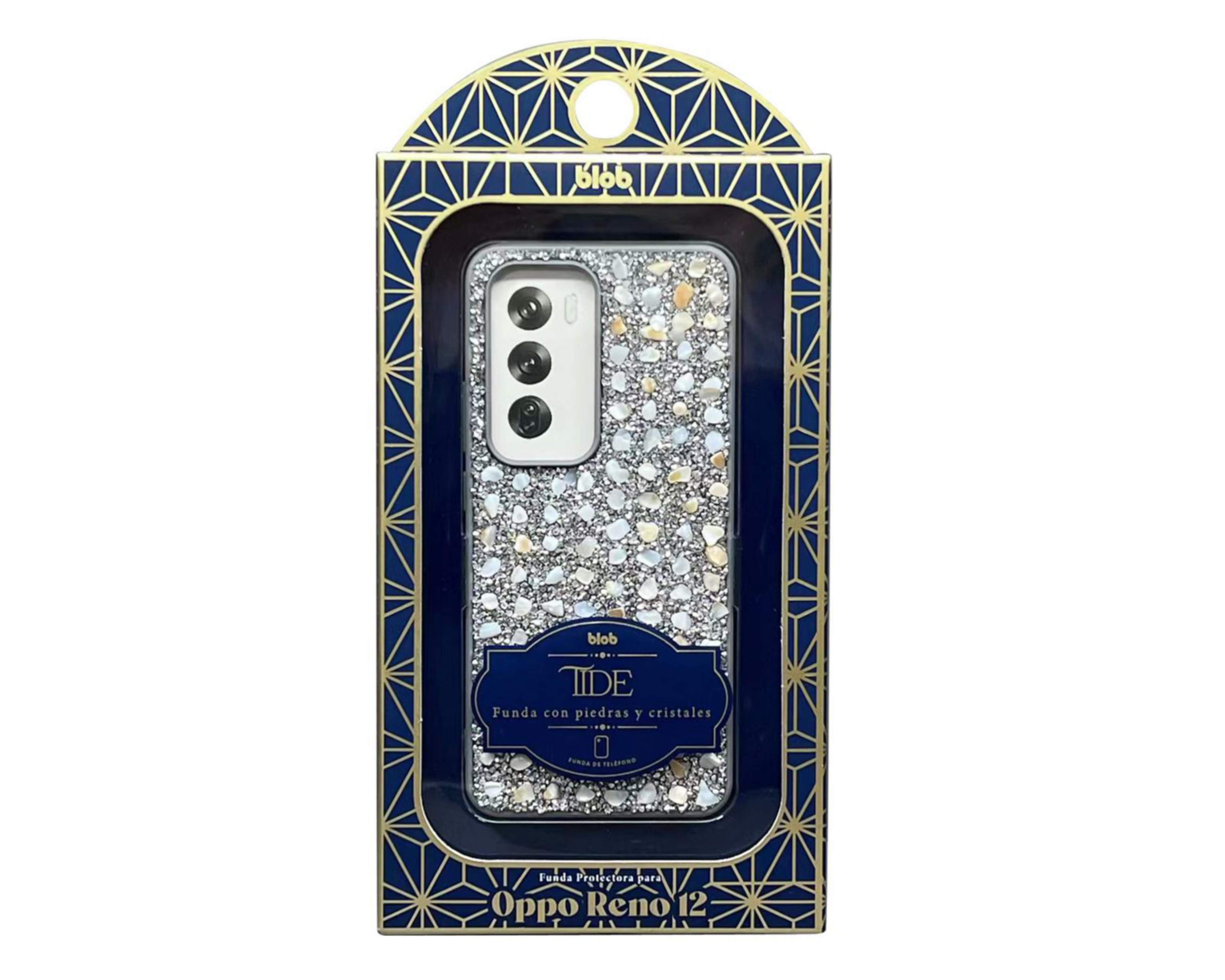 Foto 3 pulgar | Funda de TPU Blob para Oppo Reno 12