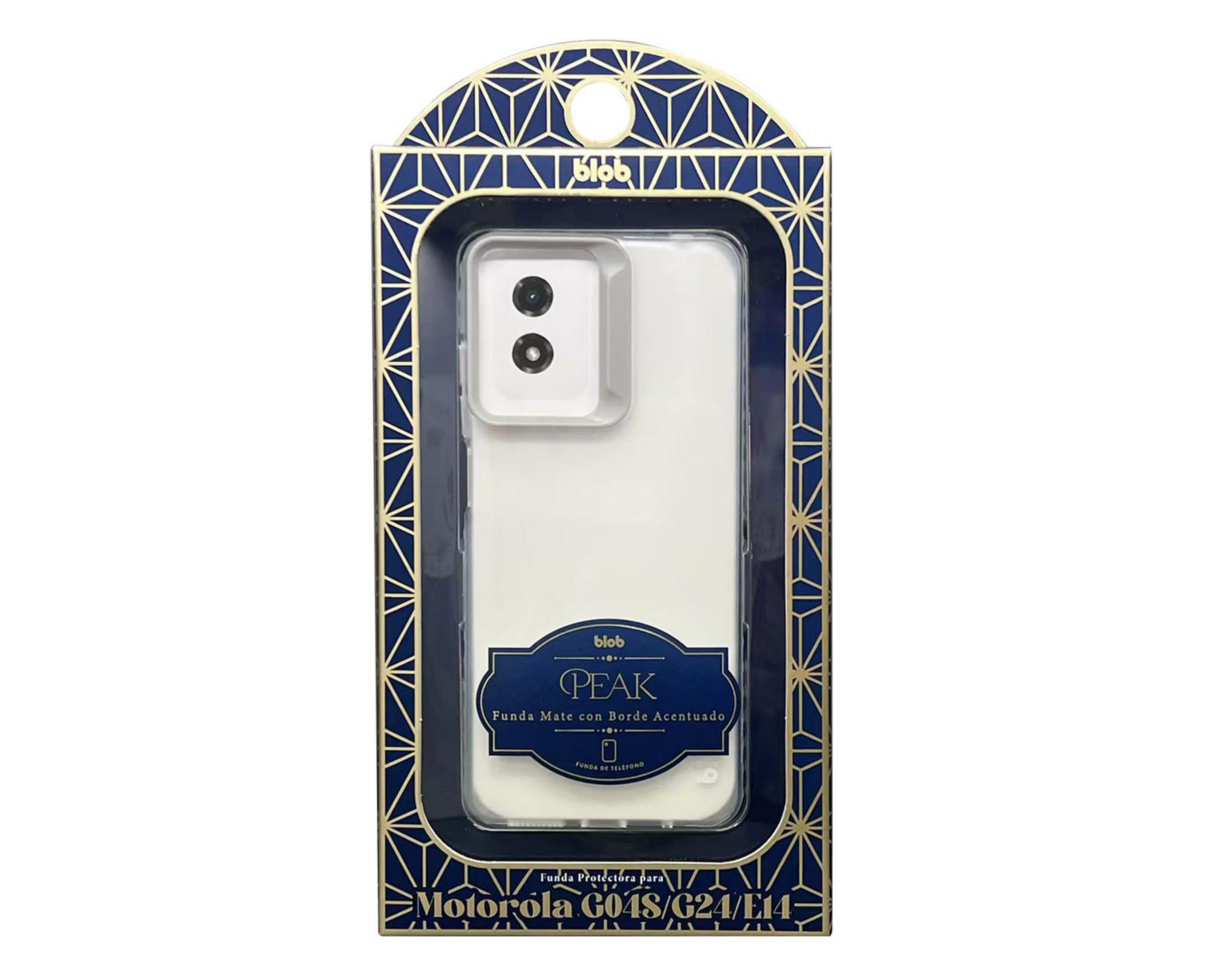 Foto 2 | Funda de Plástico Blob para Moto G04S, G24 y E14 PK