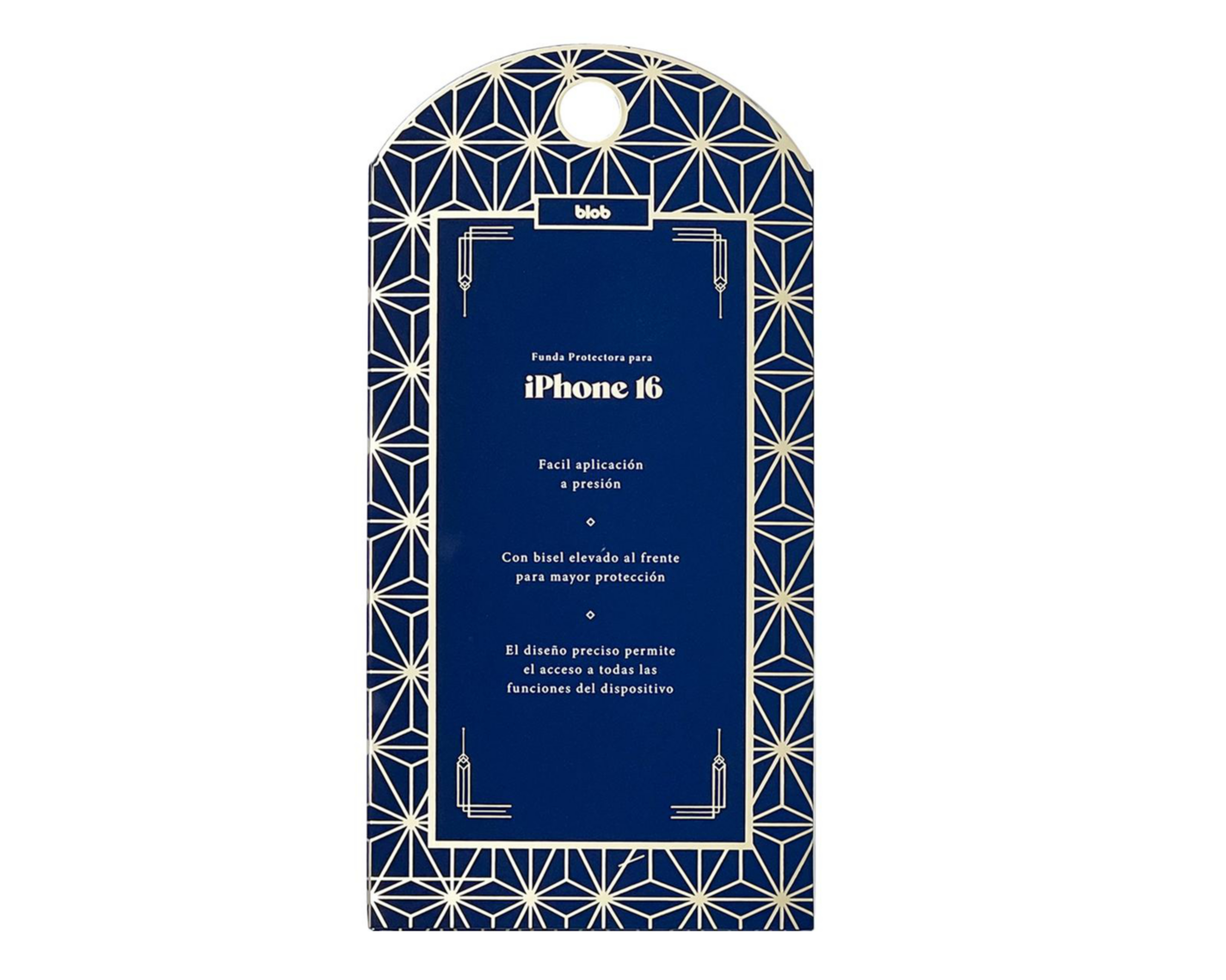 Foto 4 pulgar | Funda de Silicón con Tarjetero Blob para iPhone 16