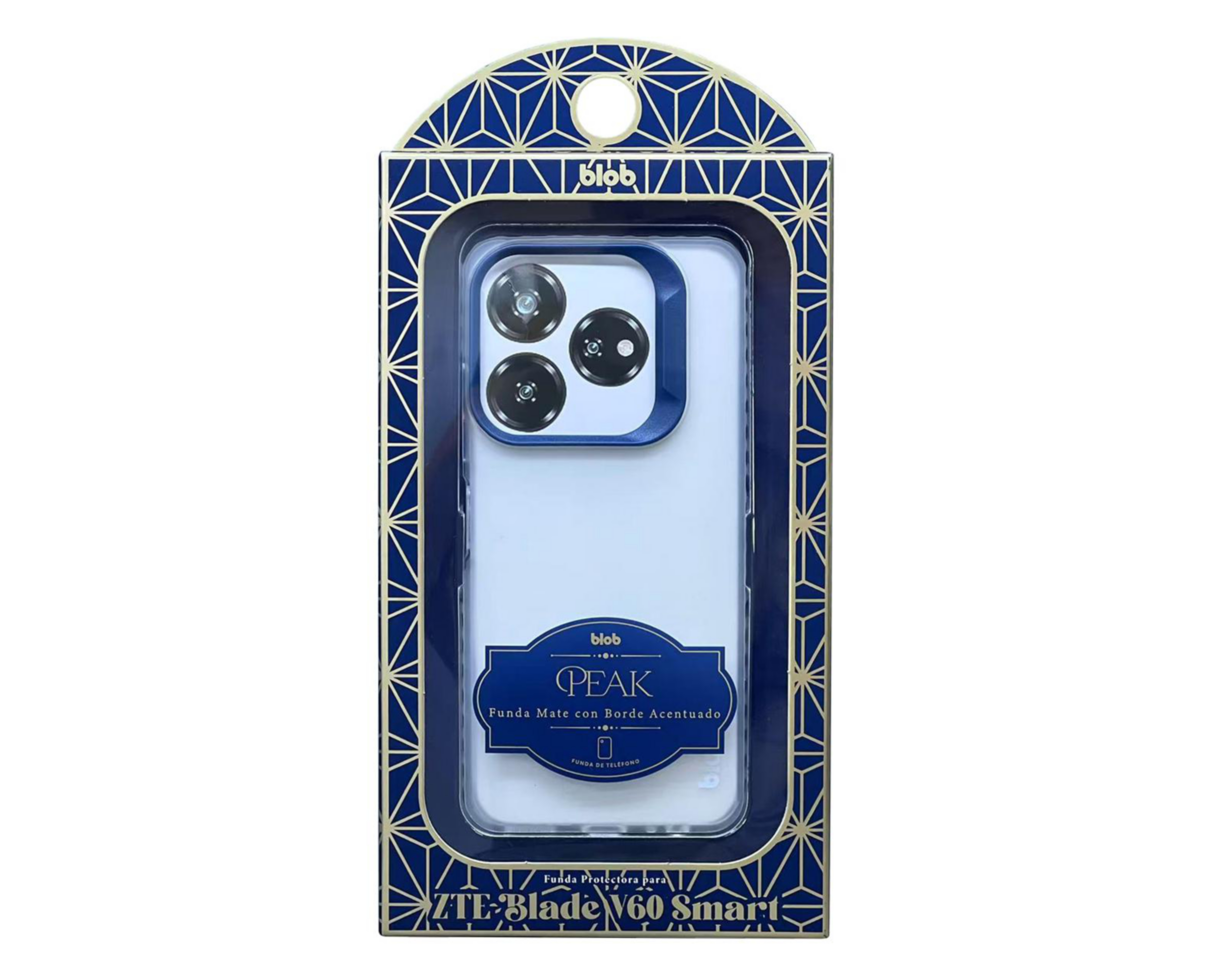 Foto 3 pulgar | Funda de TPU Blob para ZTE Blade V60 Smart