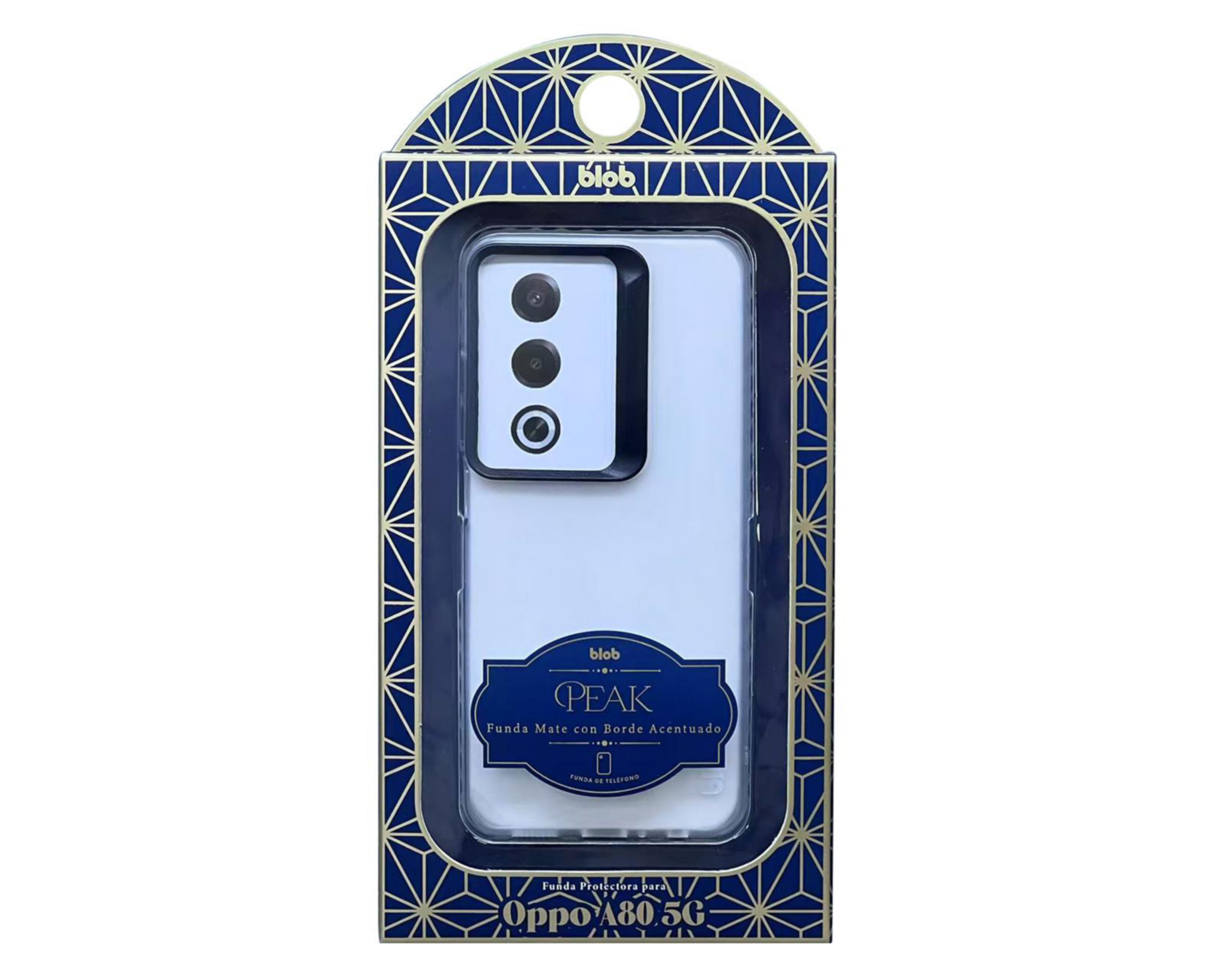 Foto 3 pulgar | Funda Transparente Blob para OPPO A80 5G