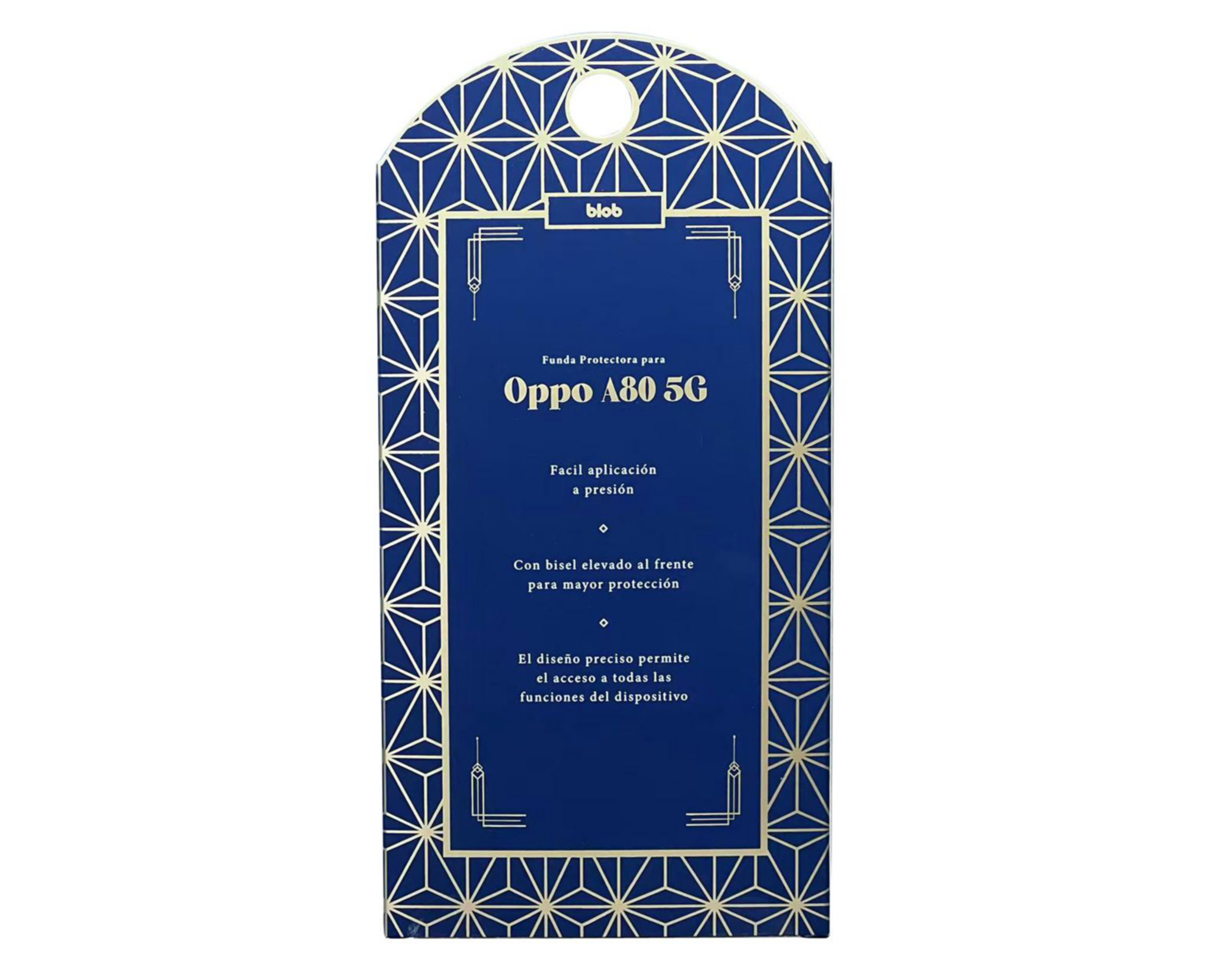 Foto 4 pulgar | Funda Transparente Blob para OPPO A80 5G
