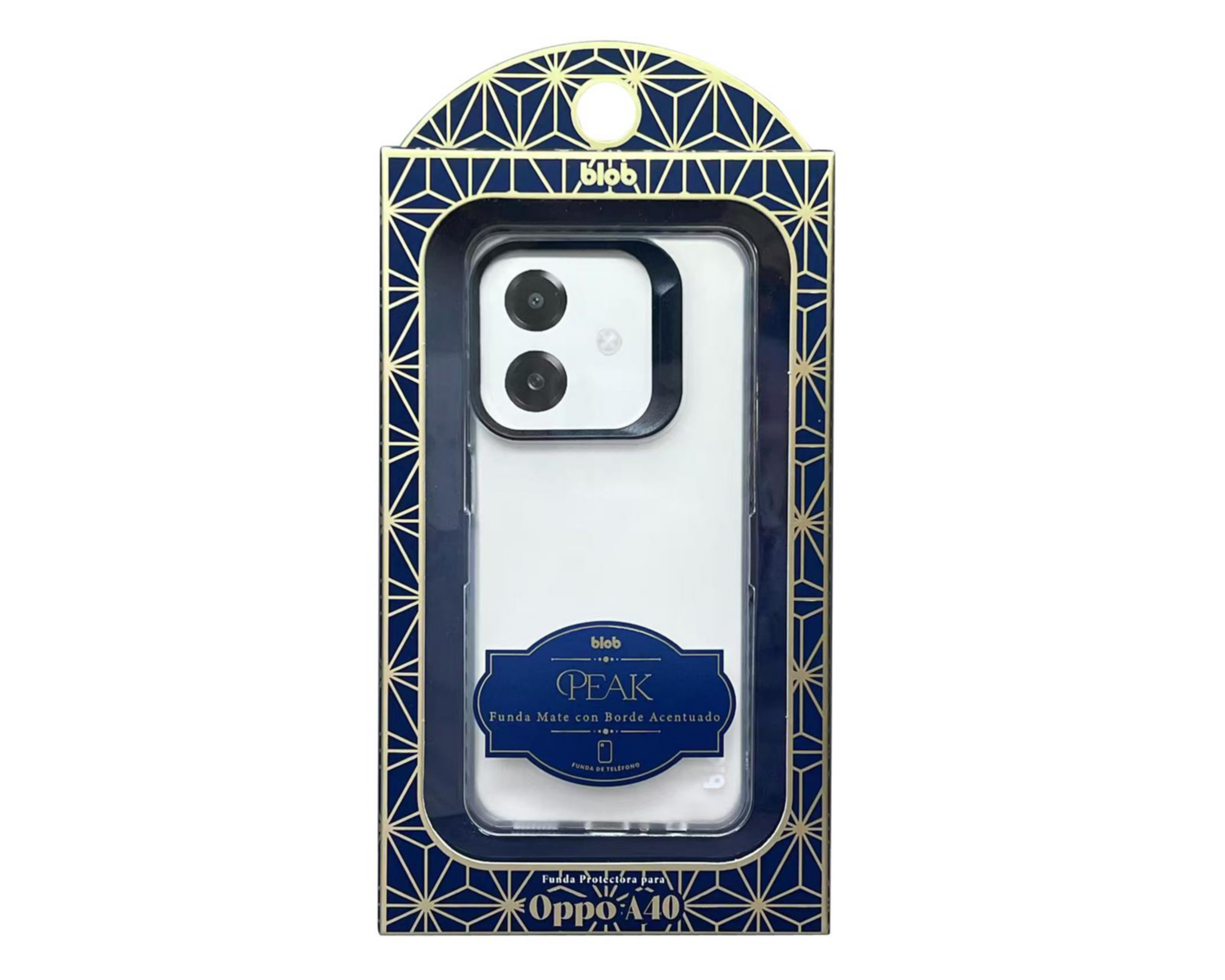 Foto 3 pulgar | Funda Transparente Blob para Oppo A40