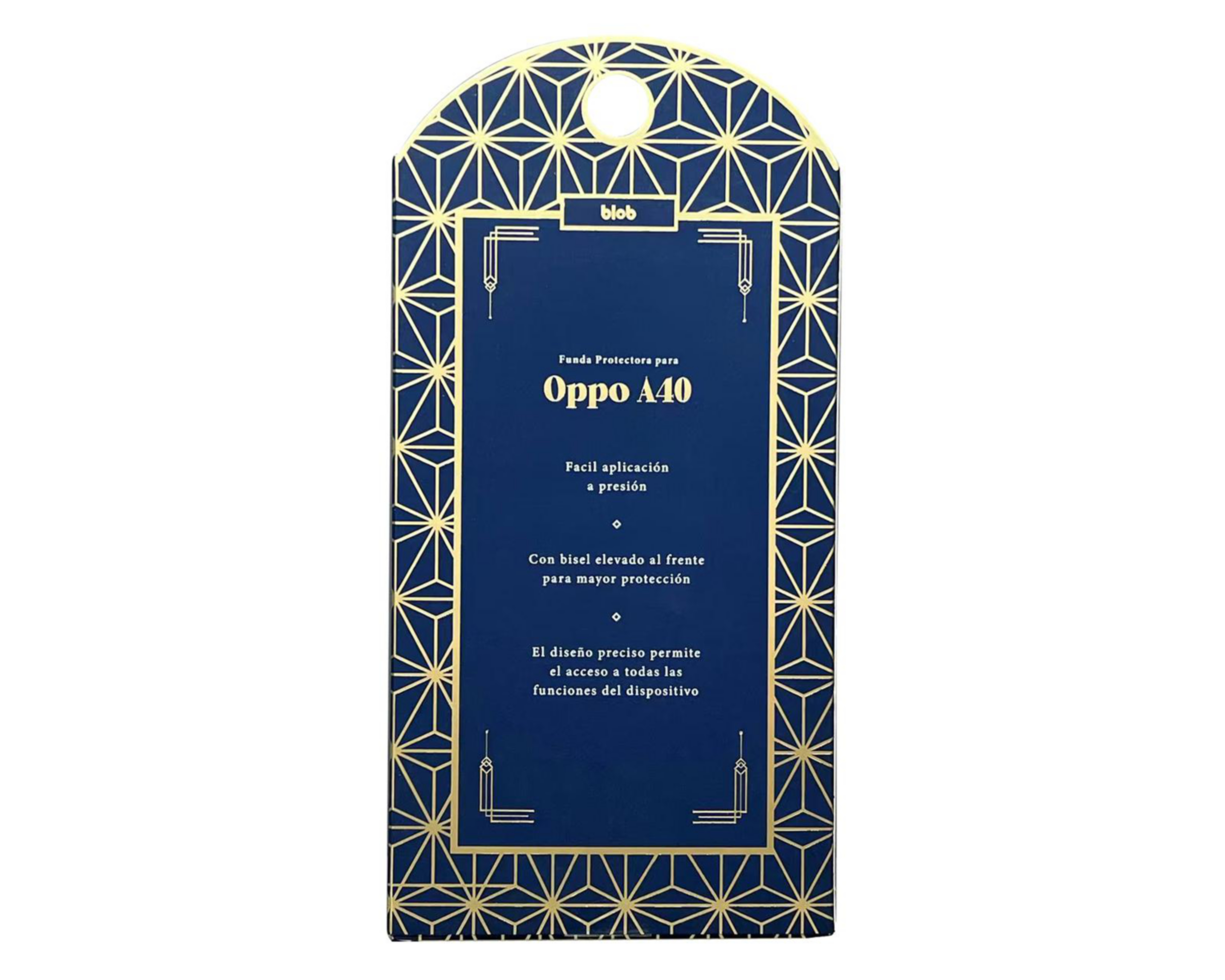 Foto 4 pulgar | Funda Transparente Blob para Oppo A40