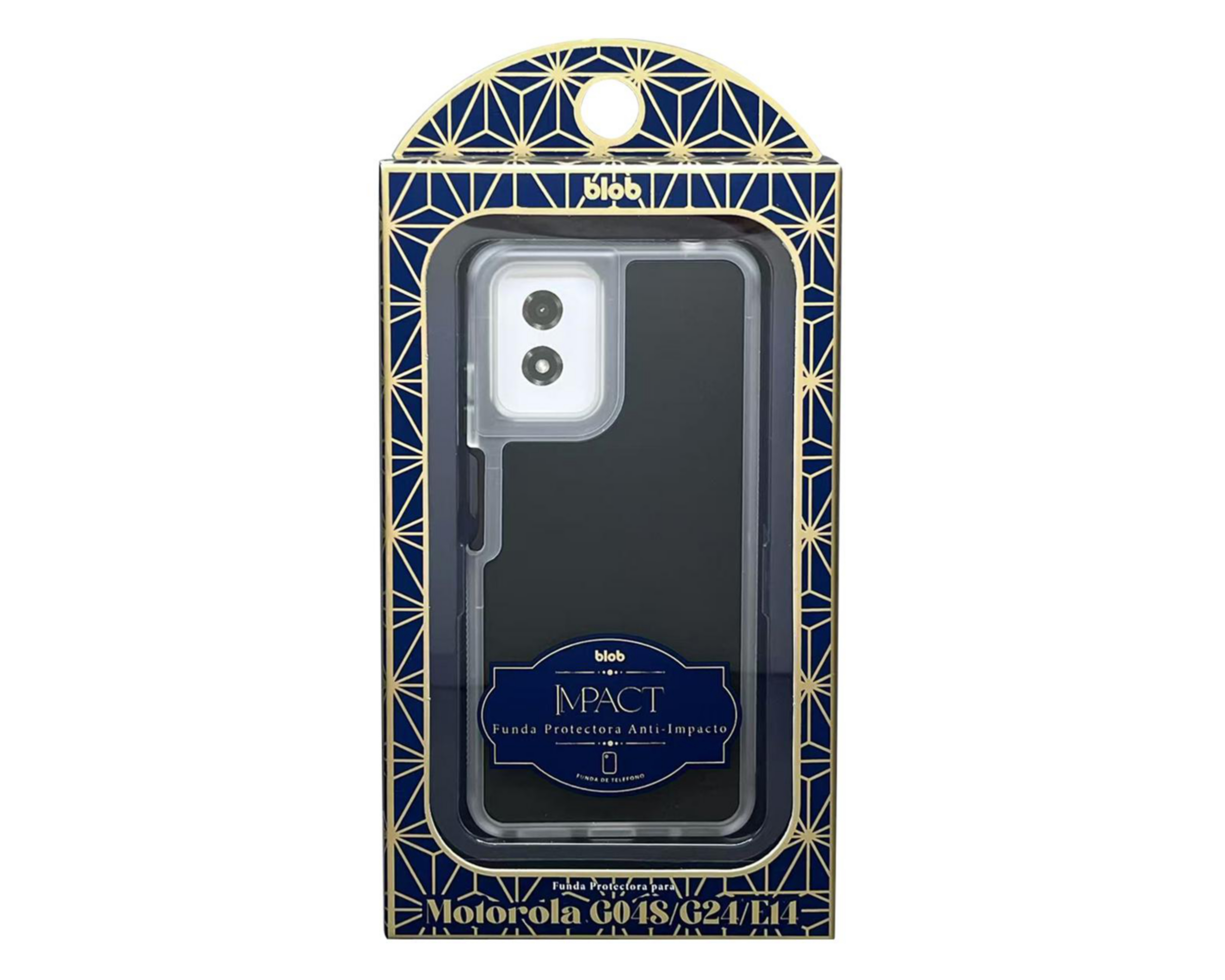 Foto 3 pulgar | Funda de TPU Blob para Motorola Moto G04S/G24/E14