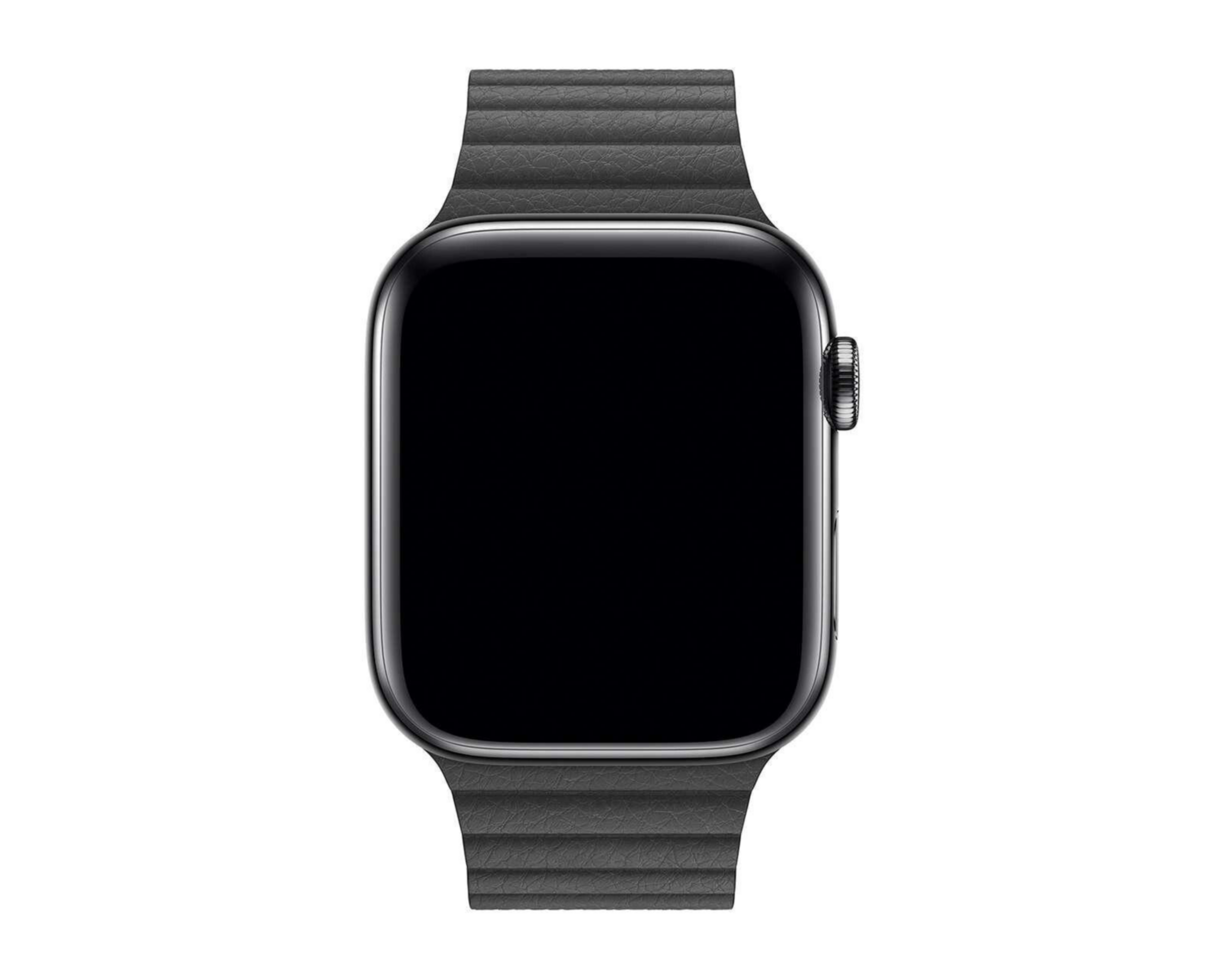 Foto 4 pulgar | Correa de Piel Negro para Apple Watch de 42/44/45 mm