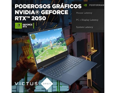 Foto 7 | Laptop Gamer HP Victus15-FA1090LA 15.6 Pulgadas Intel Core i5 NVIDIA GeForce RTX 2050 8 GB RAM 512 GB SSD Azul