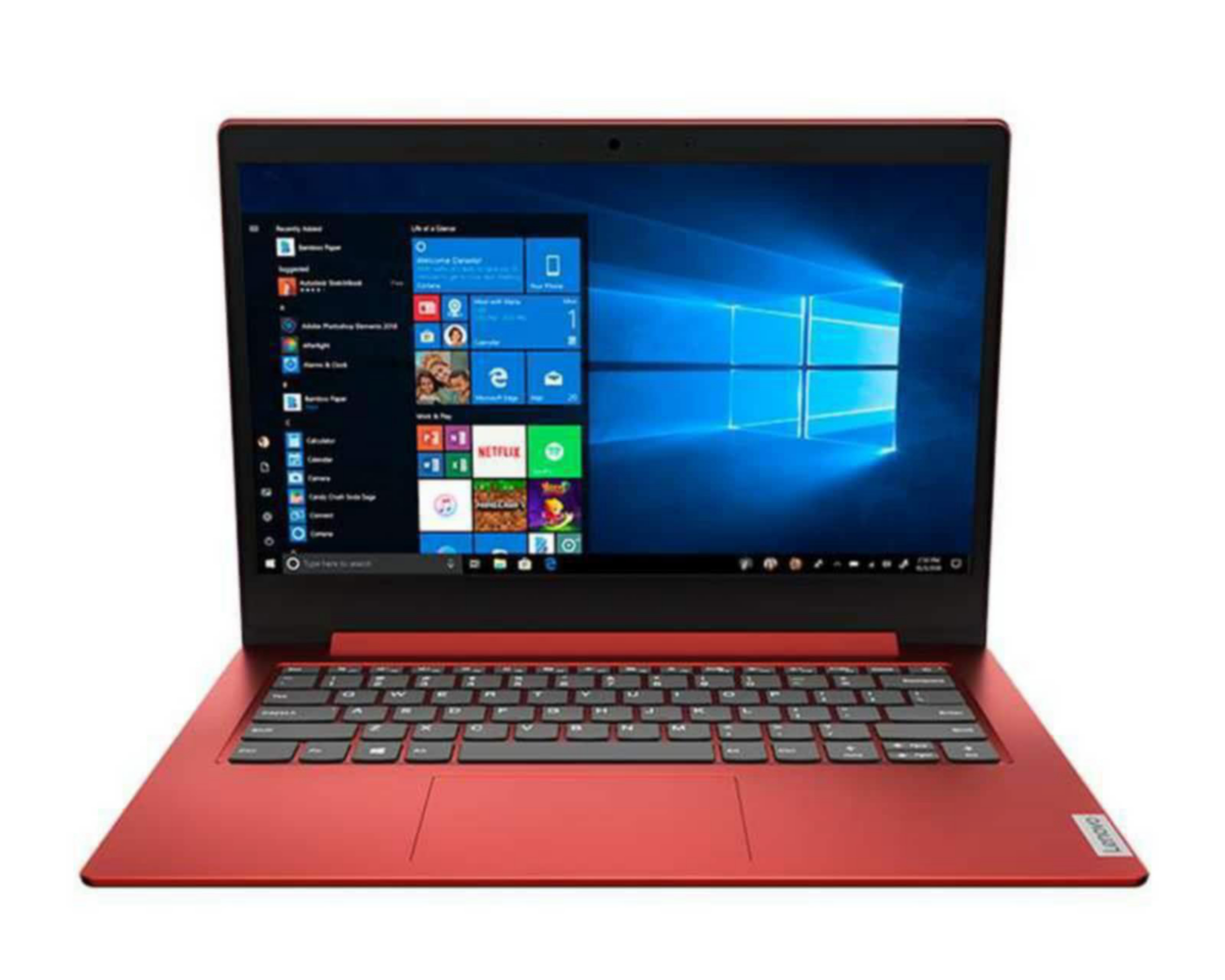 Foto 2 pulgar | Laptop Lenovo IP 1 14IGL05 14" Intel Celeron 4 GB RAM 64 GB SSD Anaranjada