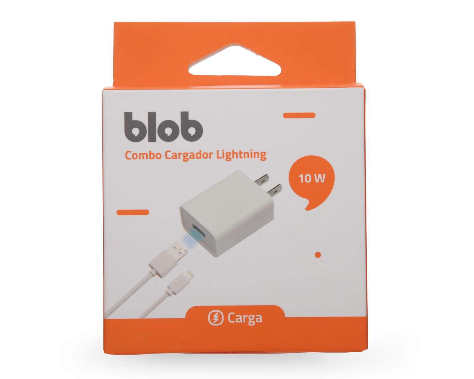 Foto 5 pulgar | Cargador Blob USB a Lightning de 10 W