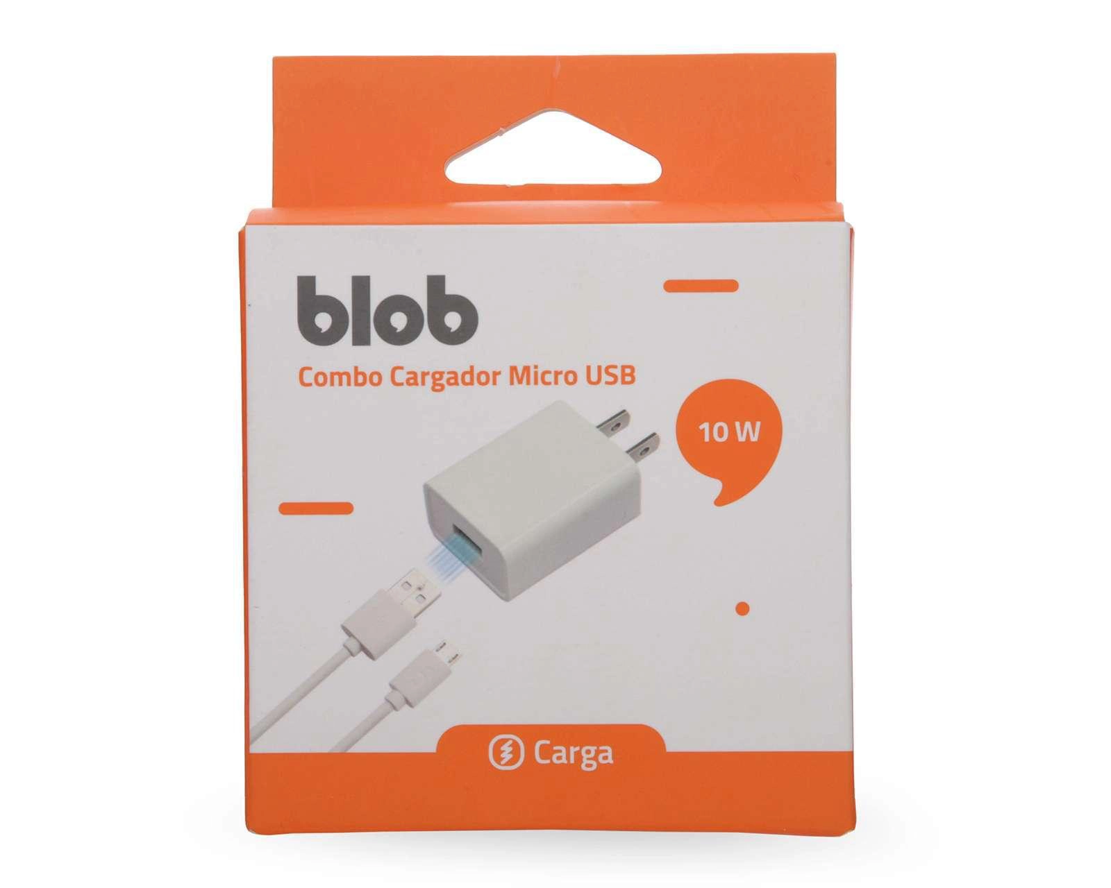 Foto 4 | Cargador Blob USB a Micro-USB de 10 W