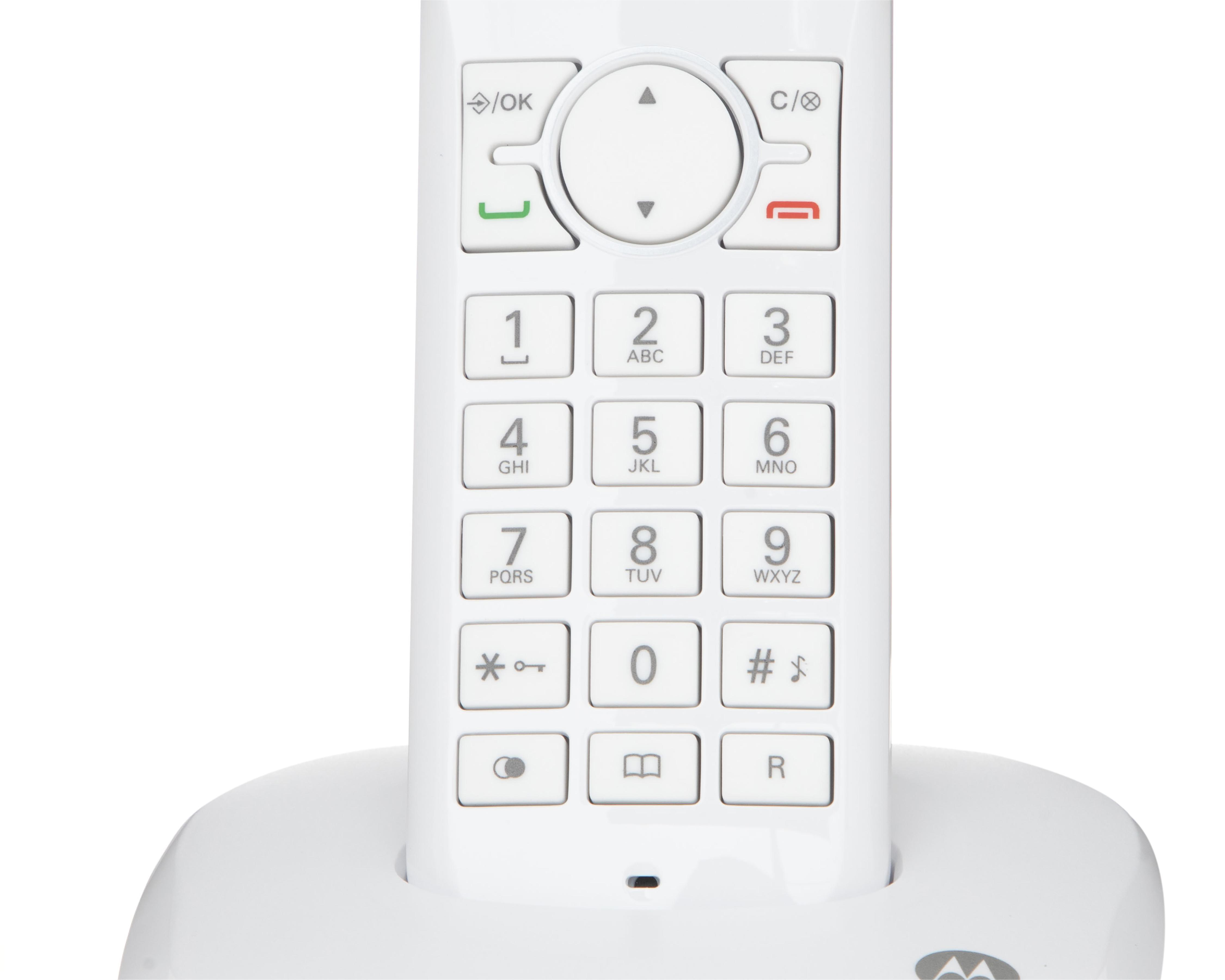 Foto 4 pulgar | Teléfono Inalámbrico Motorola MOTO500WID Blanco