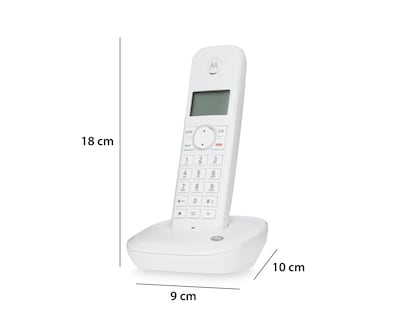 Foto 6 | Teléfono Inalámbrico Motorola MOTO500WID Blanco