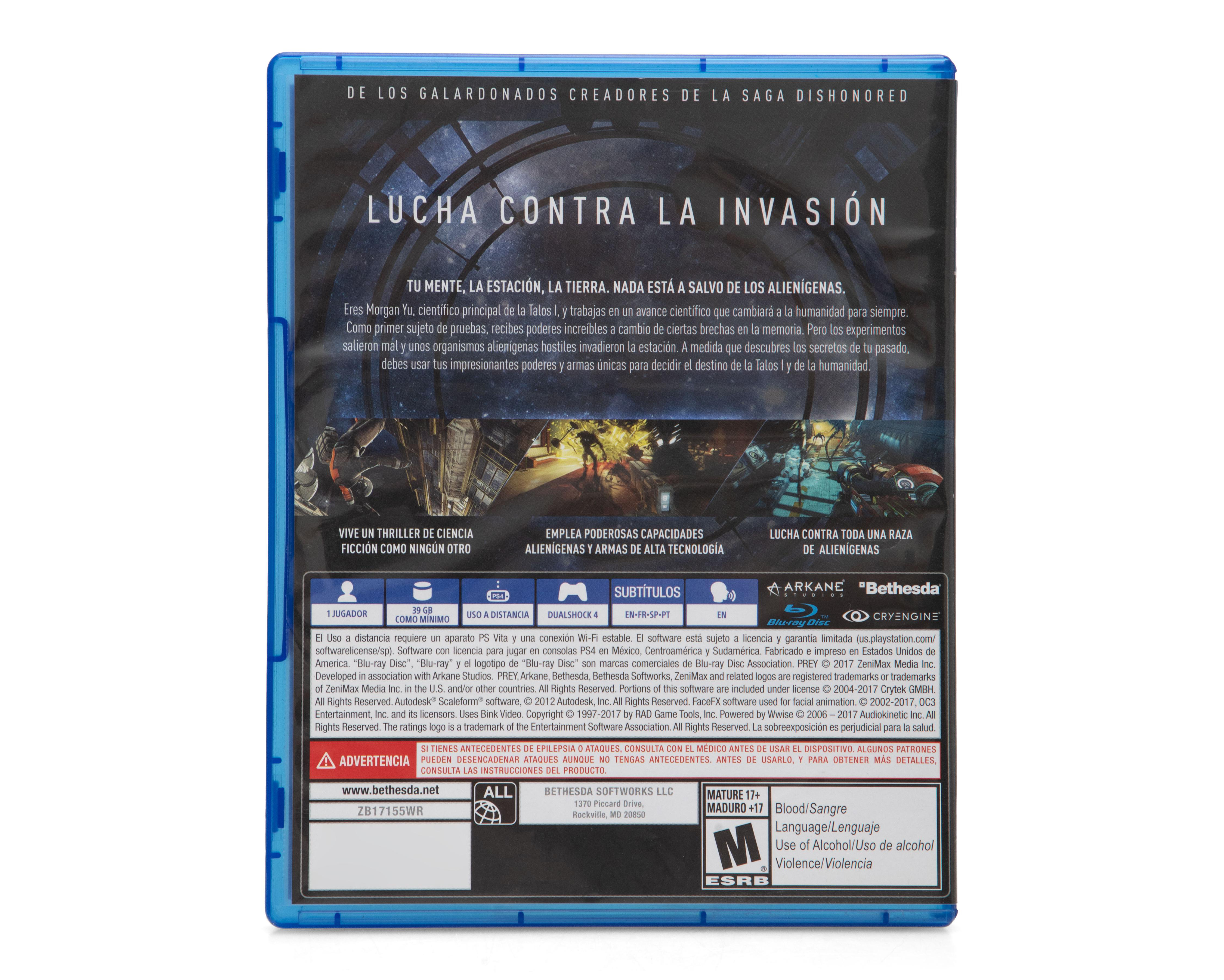 Foto 3 pulgar | Prey para PlayStation 4