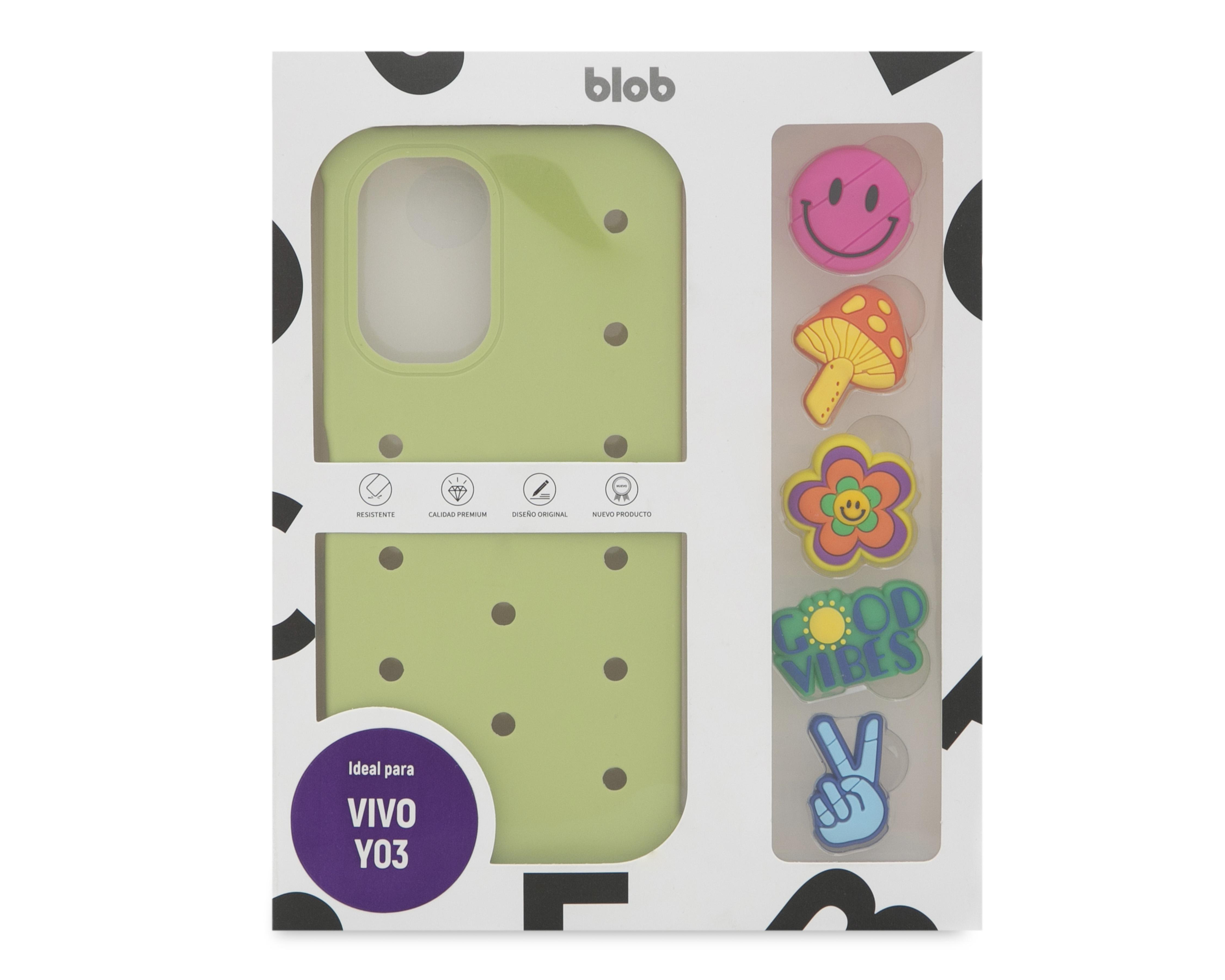 Foto 2 pulgar | Funda de Policarbonato Blob para Vivo Y03