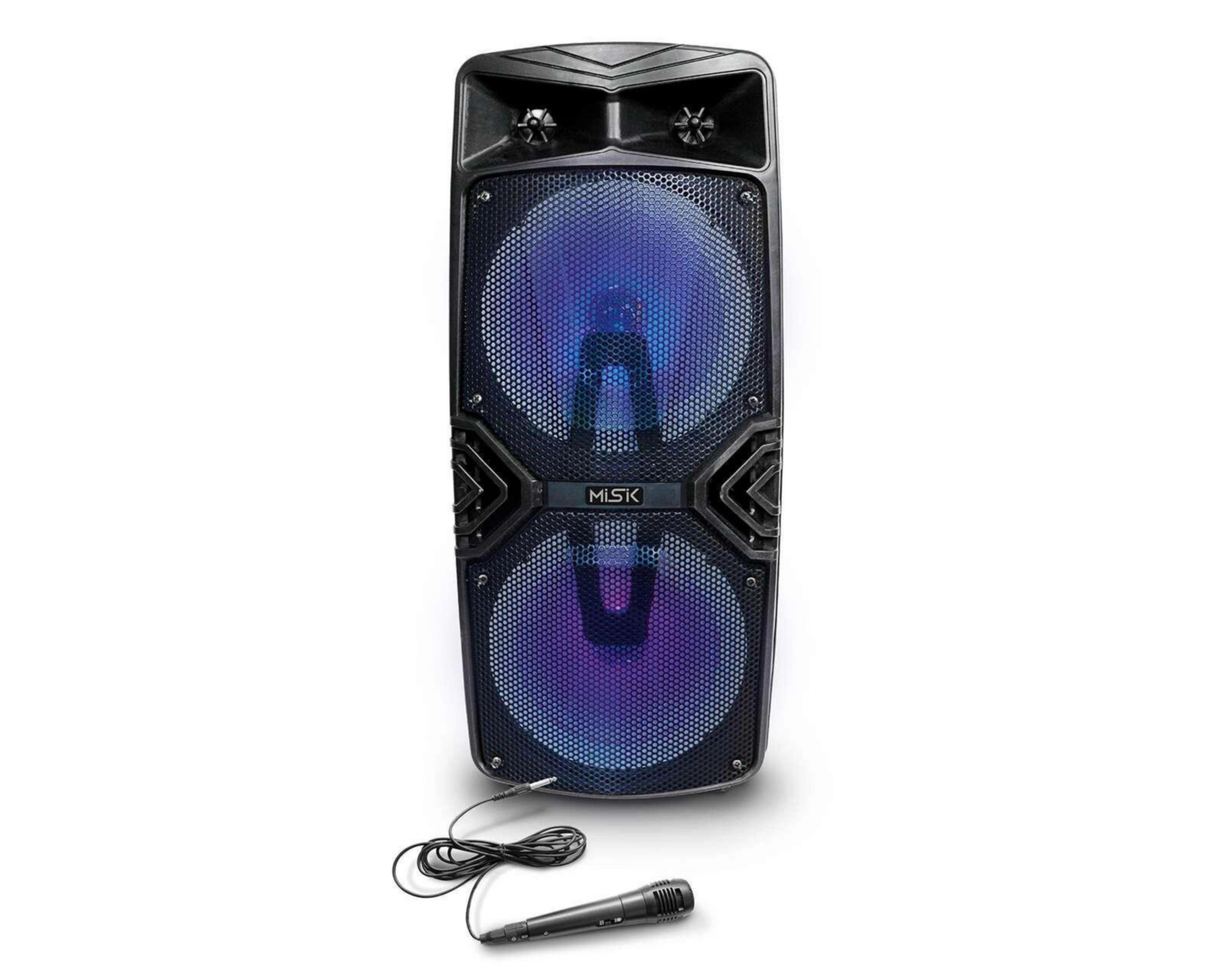 Foto 4 pulgar | Bocina Bluetooth Portátil Misik MB158 4,500 W con Luces LED