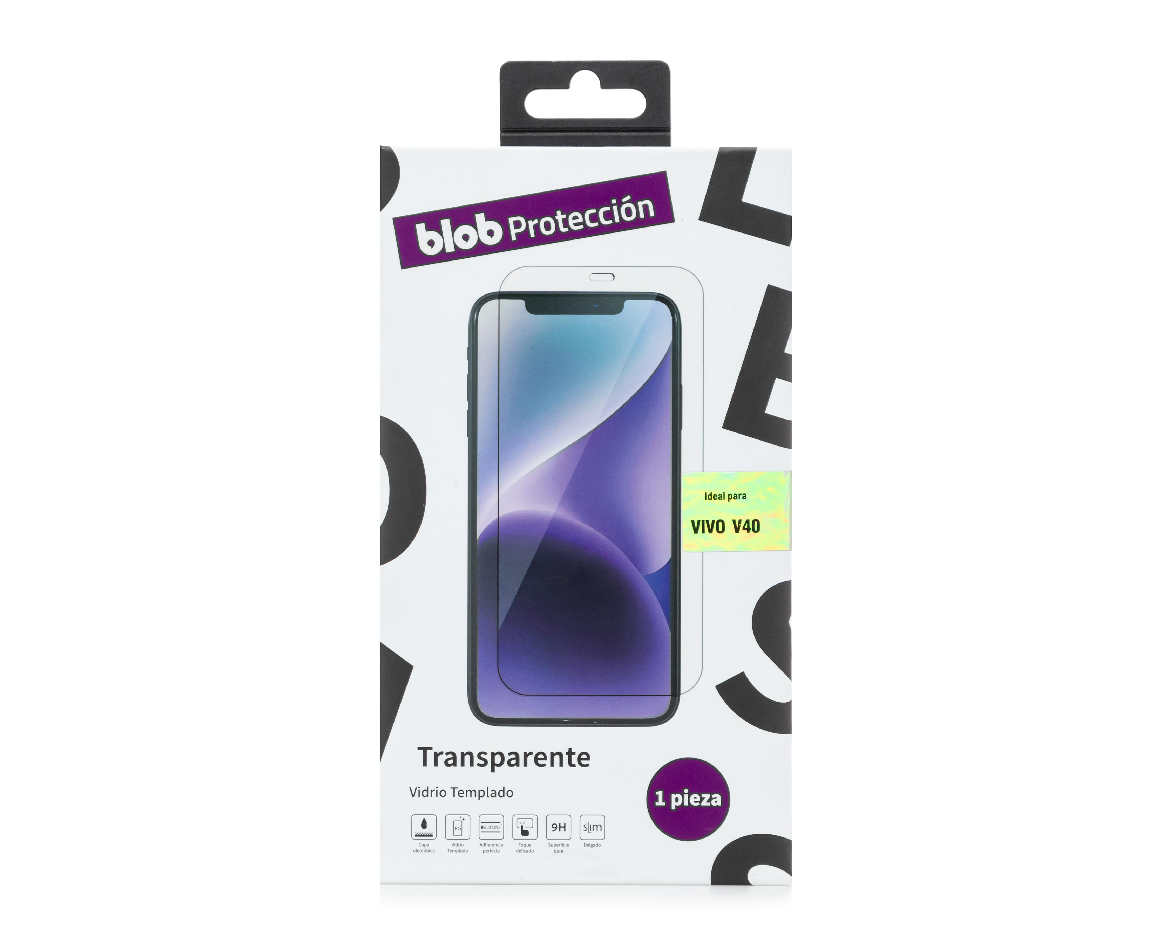 Foto 2 pulgar | Protector de Pantalla Blob para Vivo V40