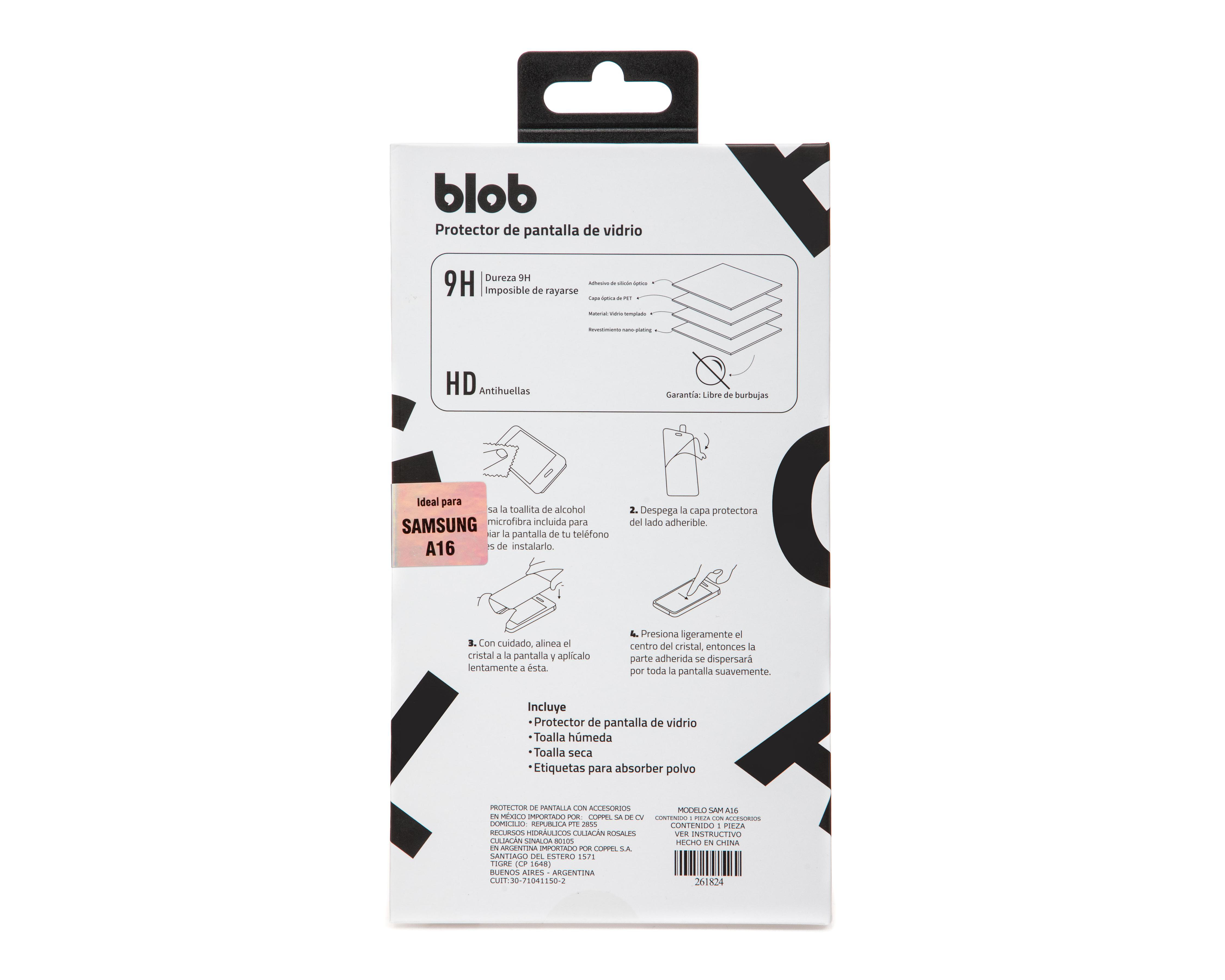 Foto 2 | Protector de Pantalla Blob para Samsung A16