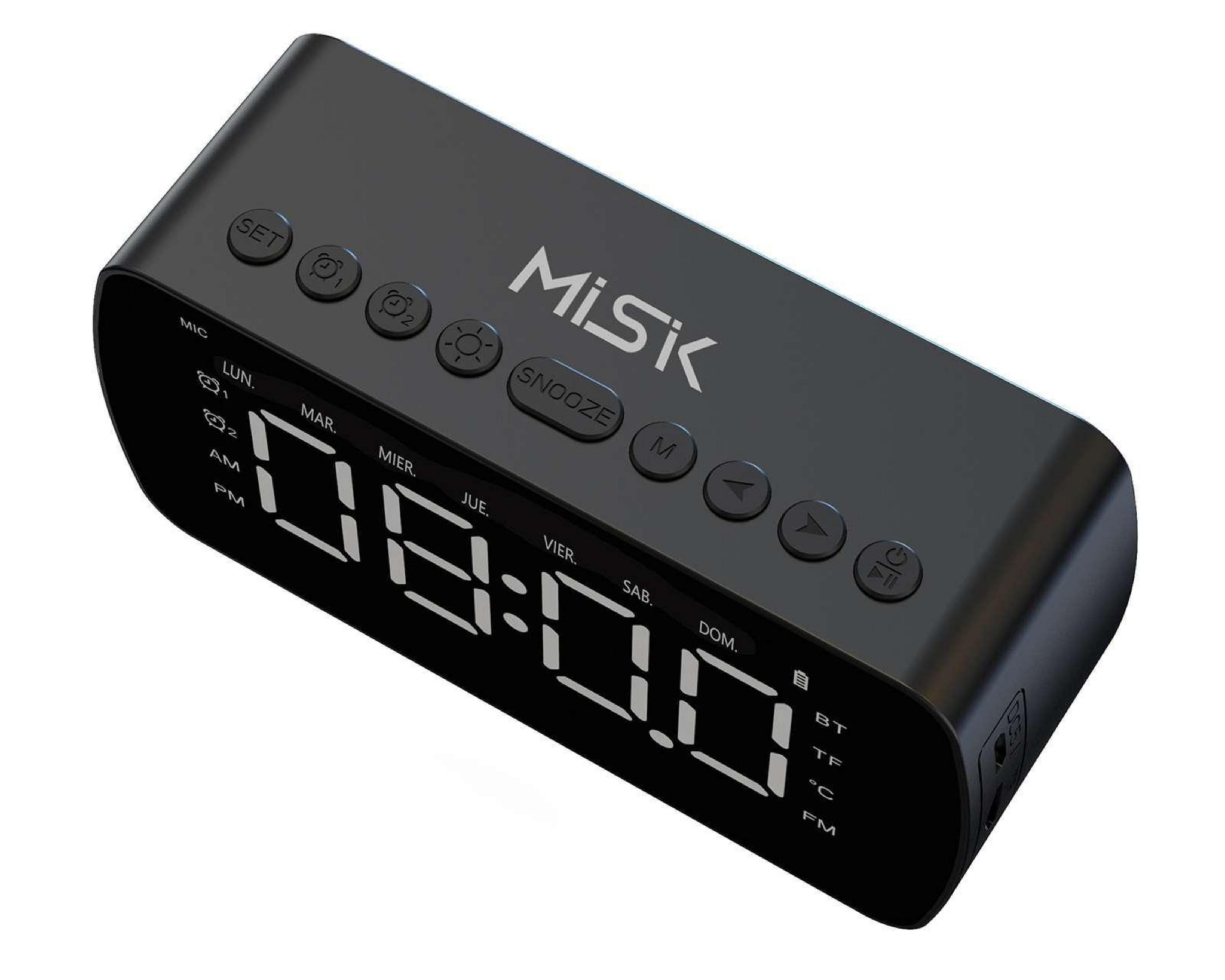 Foto 5 pulgar | Radio Reloj Misik con Bluetooth