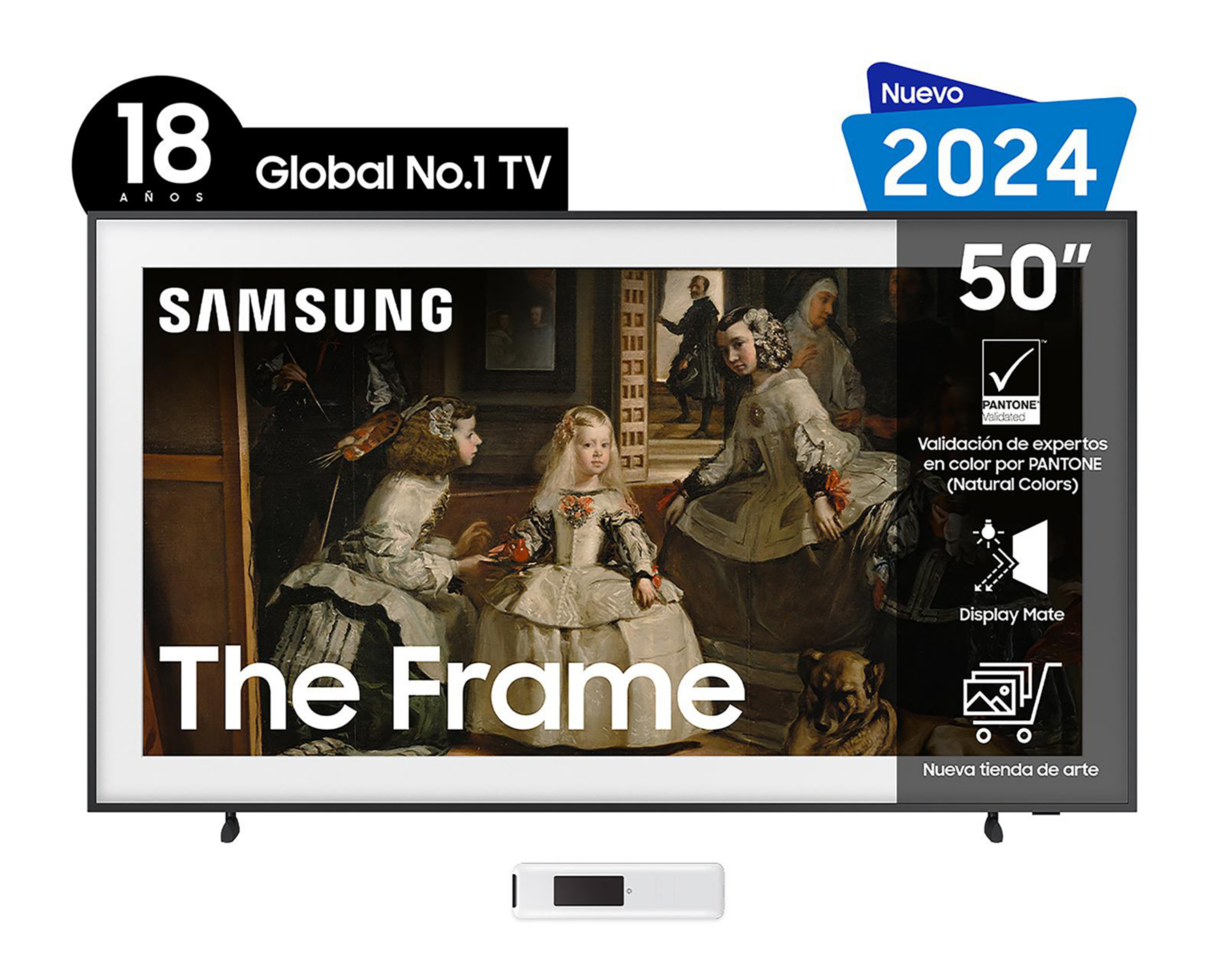 Foto 2 pulgar | Pantalla Smart TV Samsung QLED The Frame 50 Pulgadas Ultra HD 4K F-QN50LS03DAFXZX