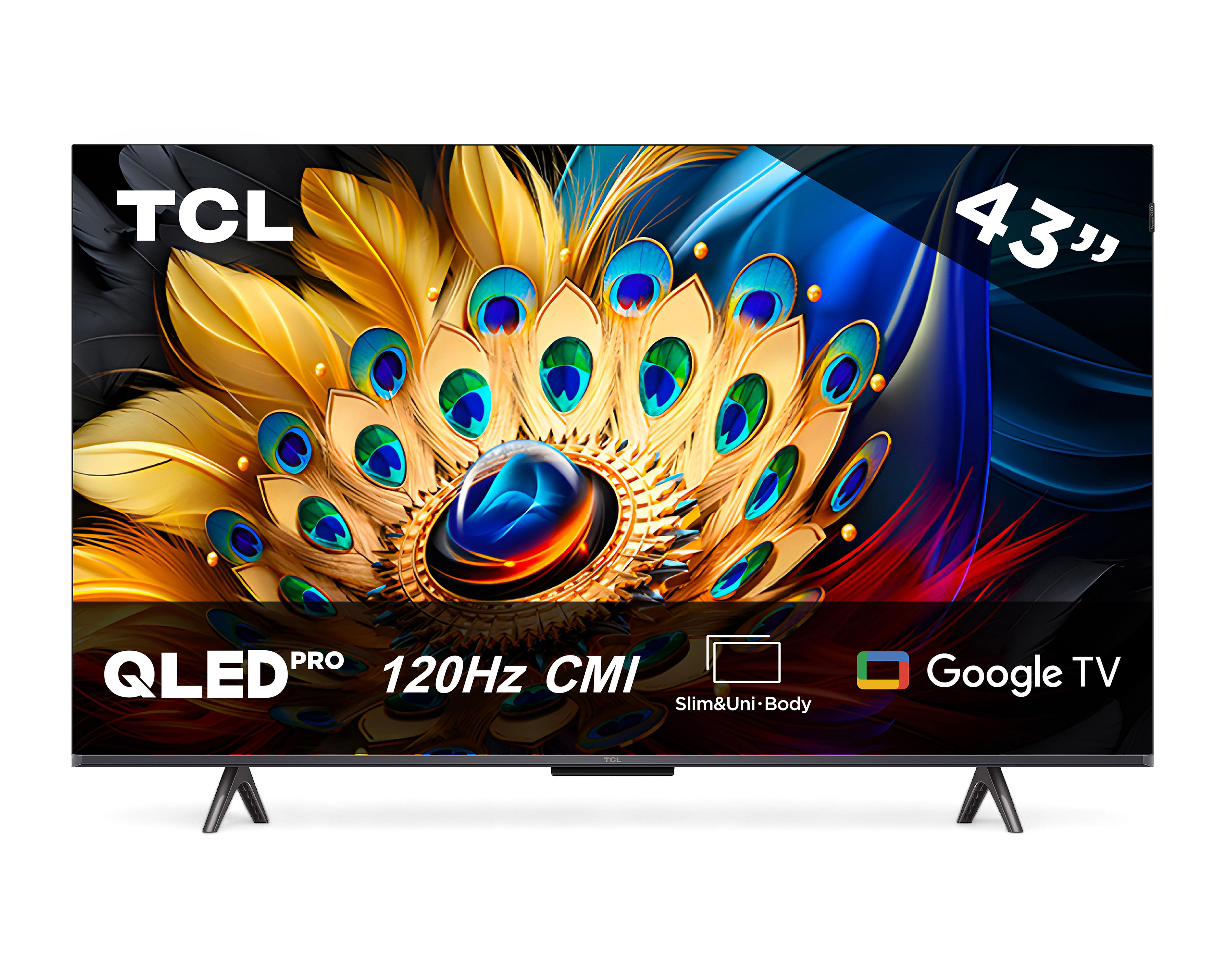 Foto 2 pulgar | Pantalla Smart TV TCL QLED 43 Pulgadas Ultra HD 4K 43Q651G