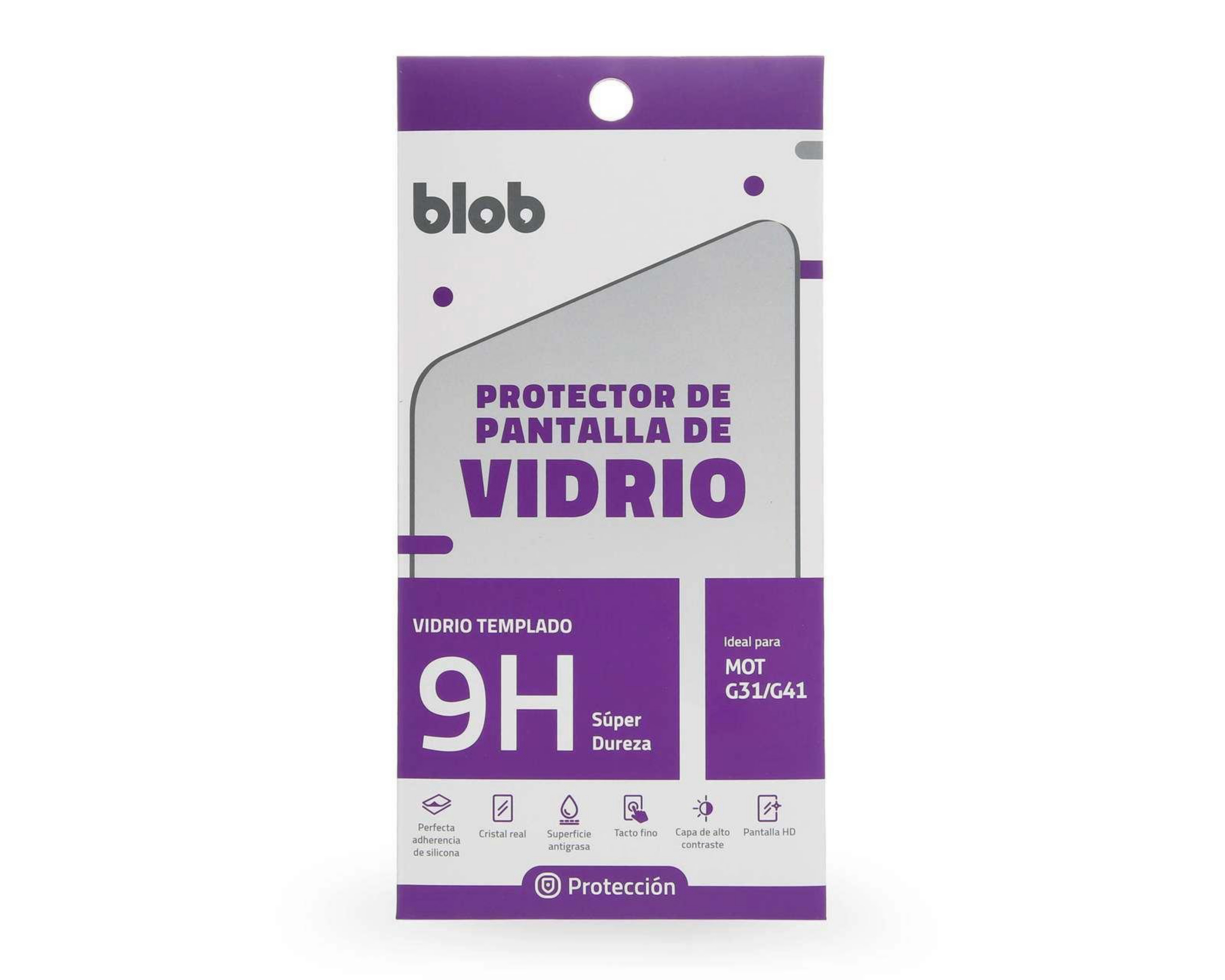 Foto 2 pulgar | Protector de Pantalla Blob para Motorola Moto G31/G41