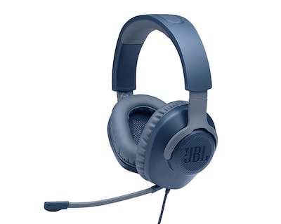 Foto 1 | Audífonos de Diadema Alámbricos JBL con Micrófono QUANTUM100BLUAM