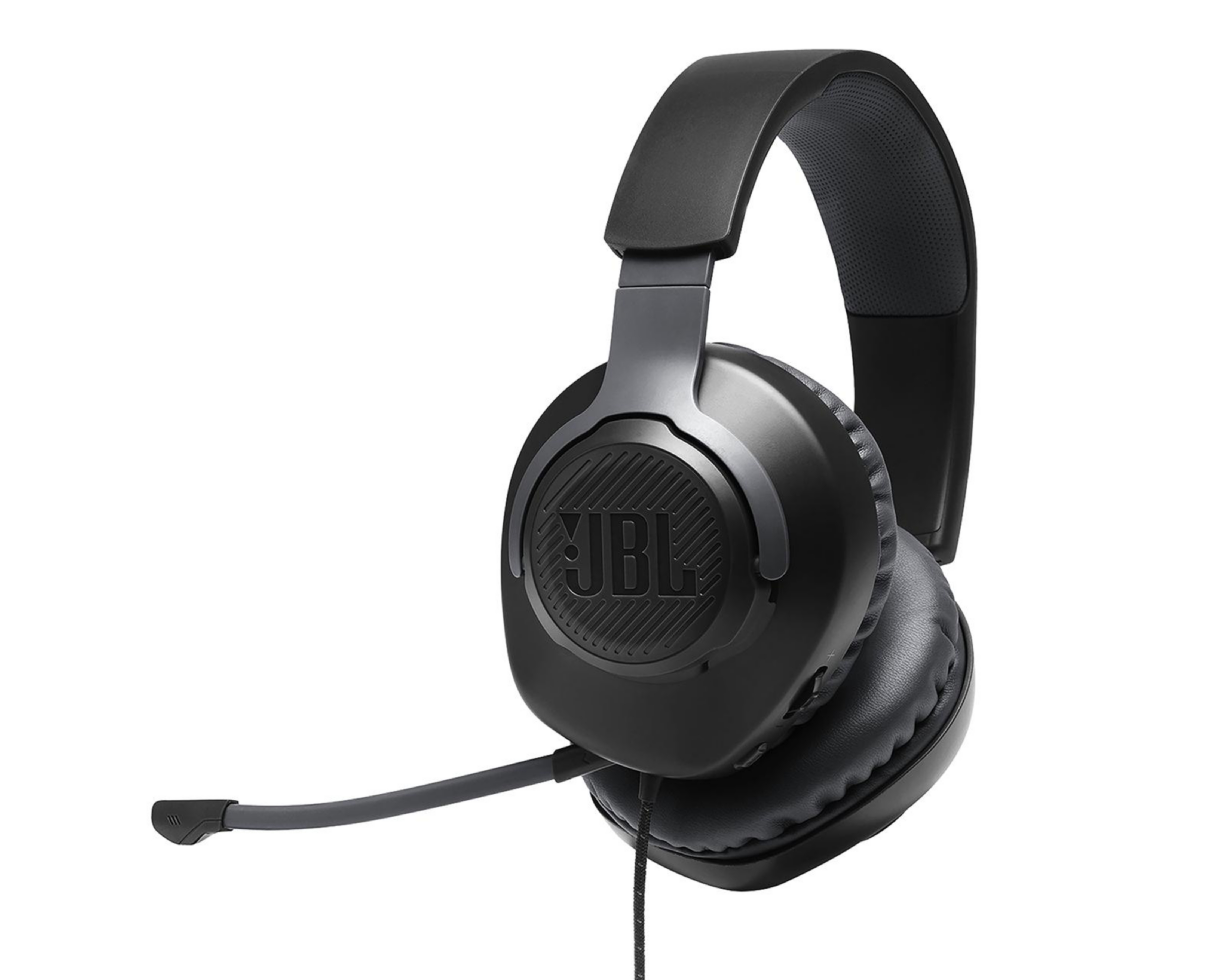 Foto 3 pulgar | Audífonos de Diadema Alámbricos JBL con Micrófono QUANTUM100BLKAM