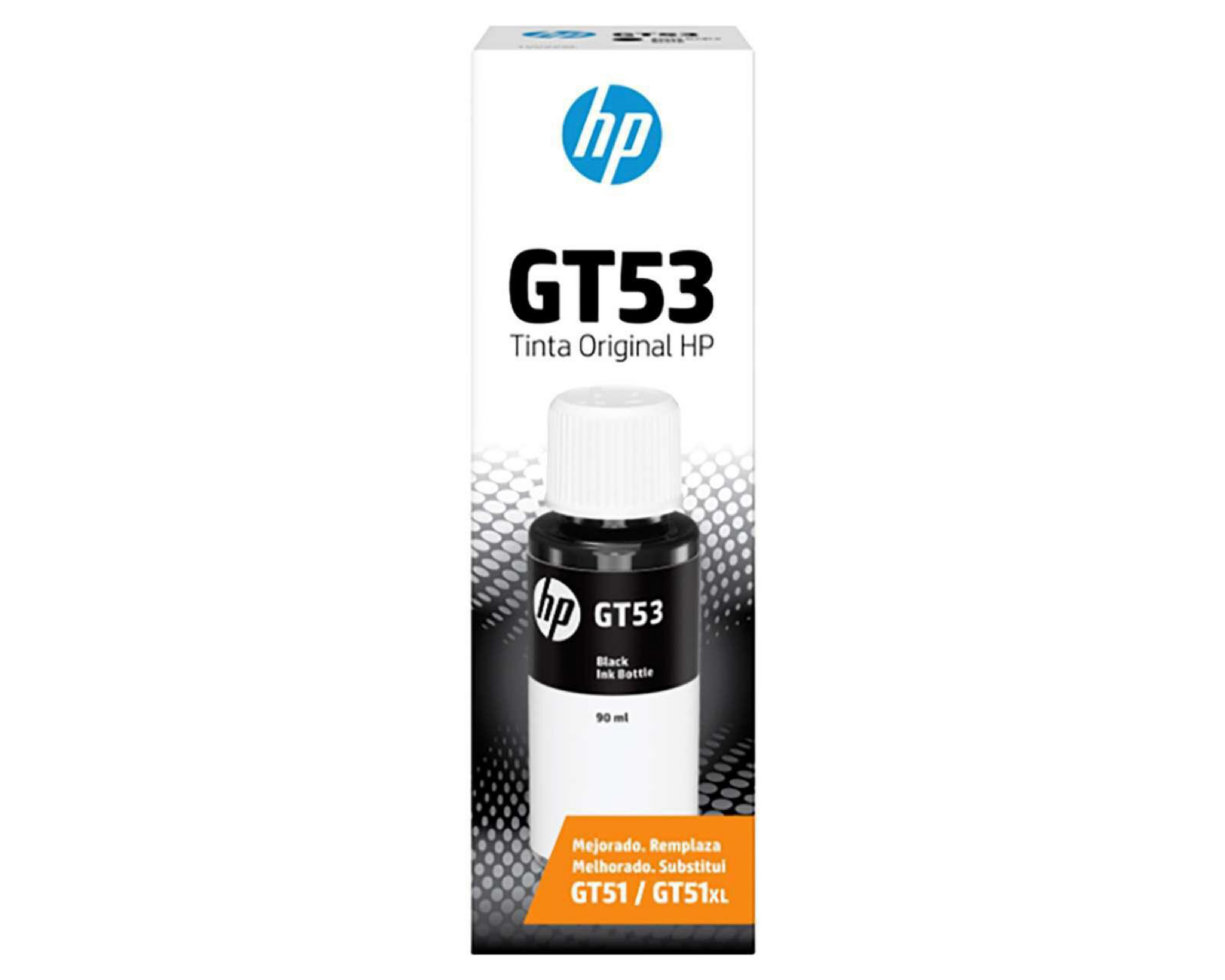 Foto 2 pulgar | Botella de Tinta Original HP GT53 1VV22AL Negro