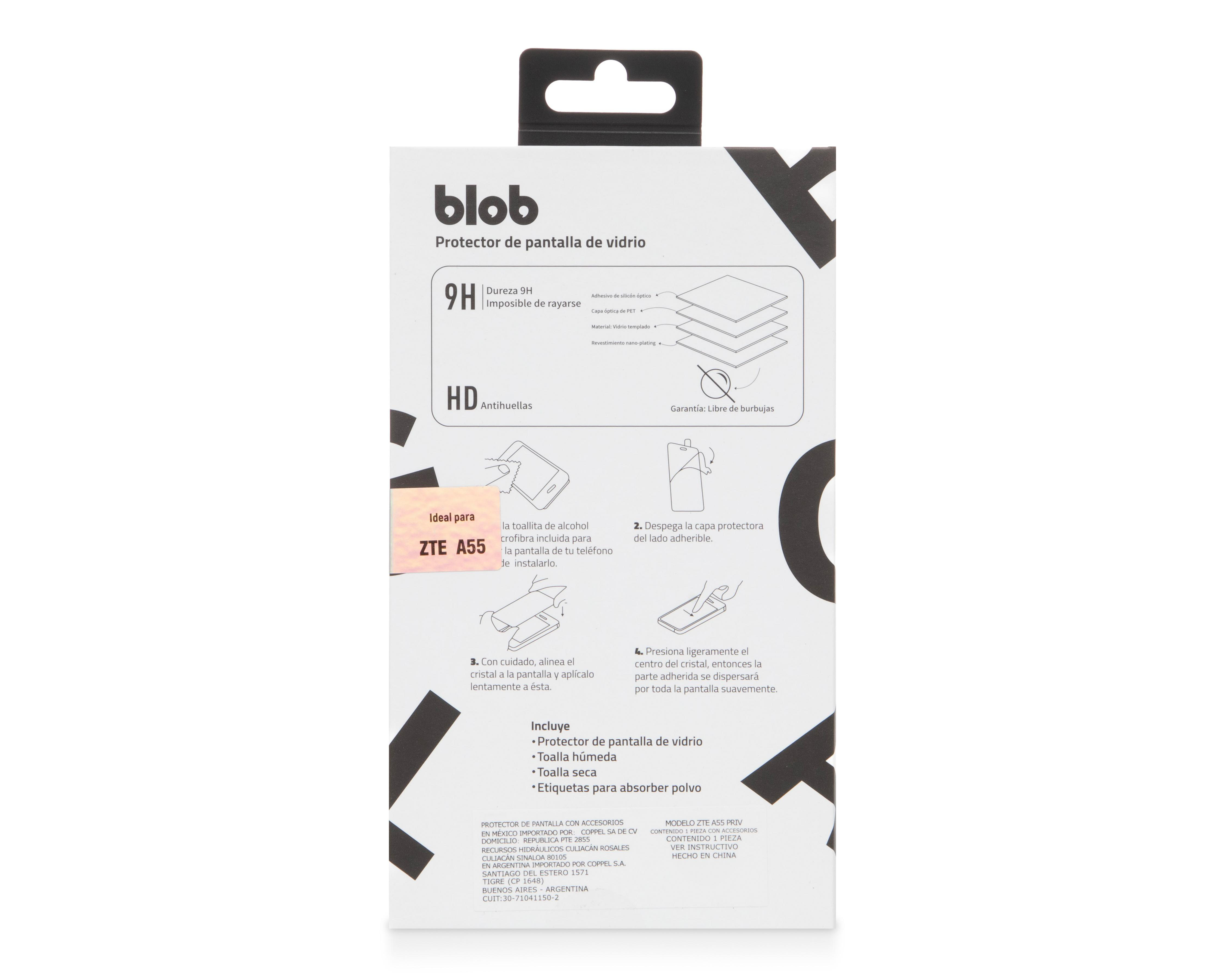 Foto 2 | Protector de Pantalla Blob para ZTE A55