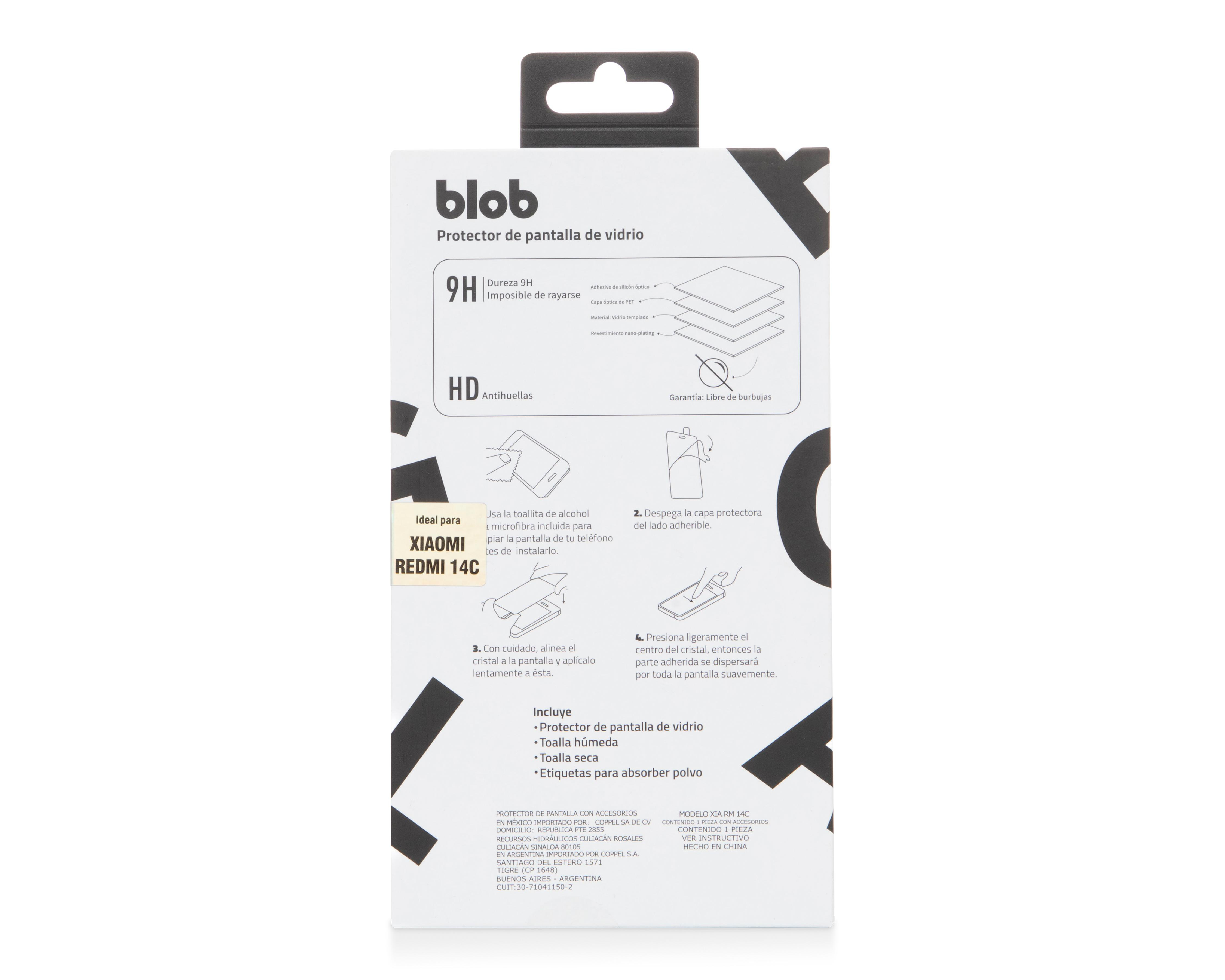 Foto 2 | Protector de Pantalla Blob para Xiaomi Redmi 14C