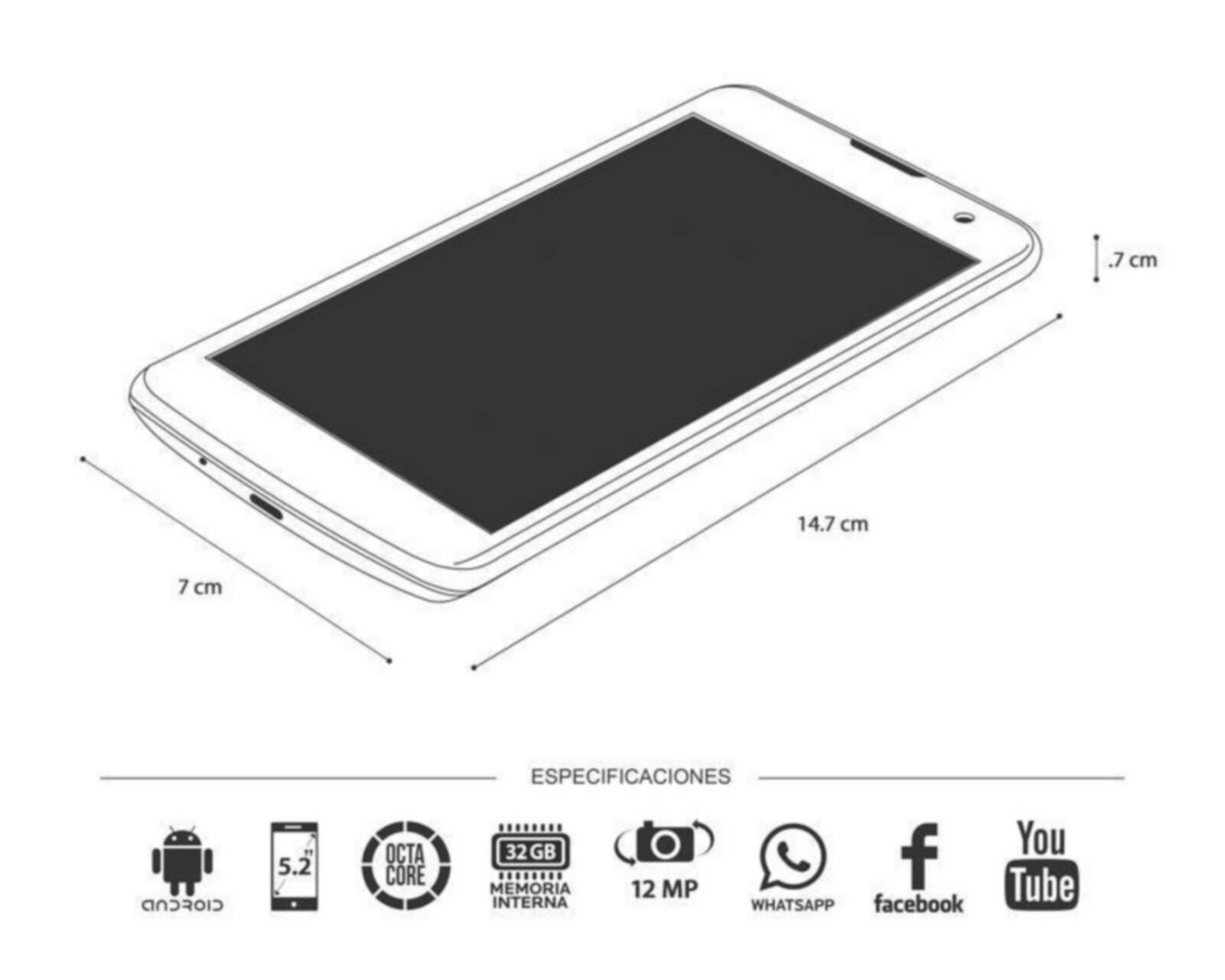 Foto 7 pulgar | AT&T/Unefon Huawei P10 Lite 32 GB Dorado