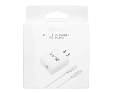 Foto 4 | Adaptador de Corriente 1 Hora con Entrada Tipo C 20 W