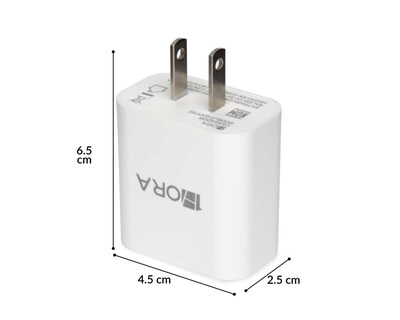 Foto 5 | Adaptador de Corriente 1 Hora con Entrada Tipo C 20 W