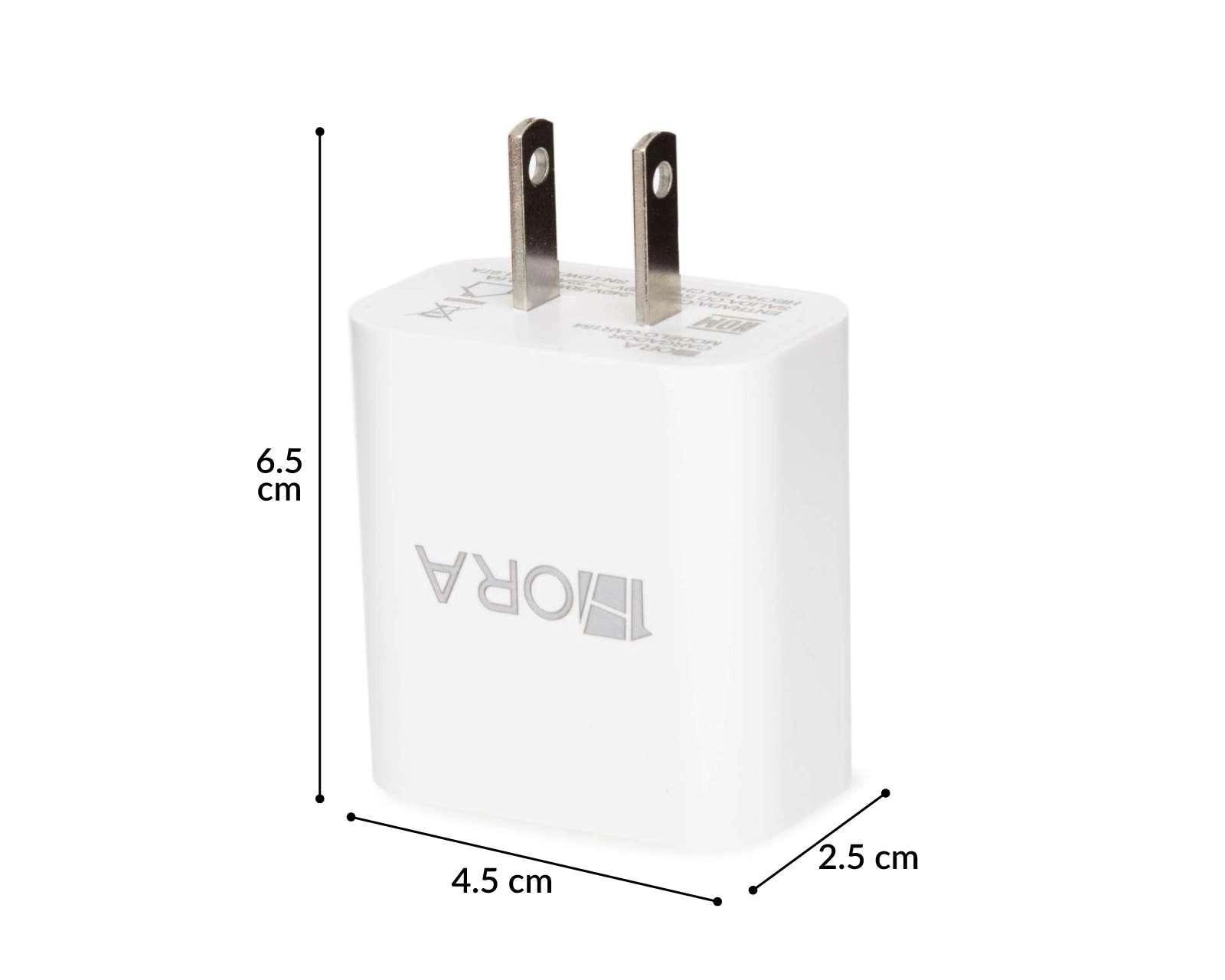 Foto 5 | Adaptador de Corriente 1 Hora con Entrada Tipo Lightinig 20 W