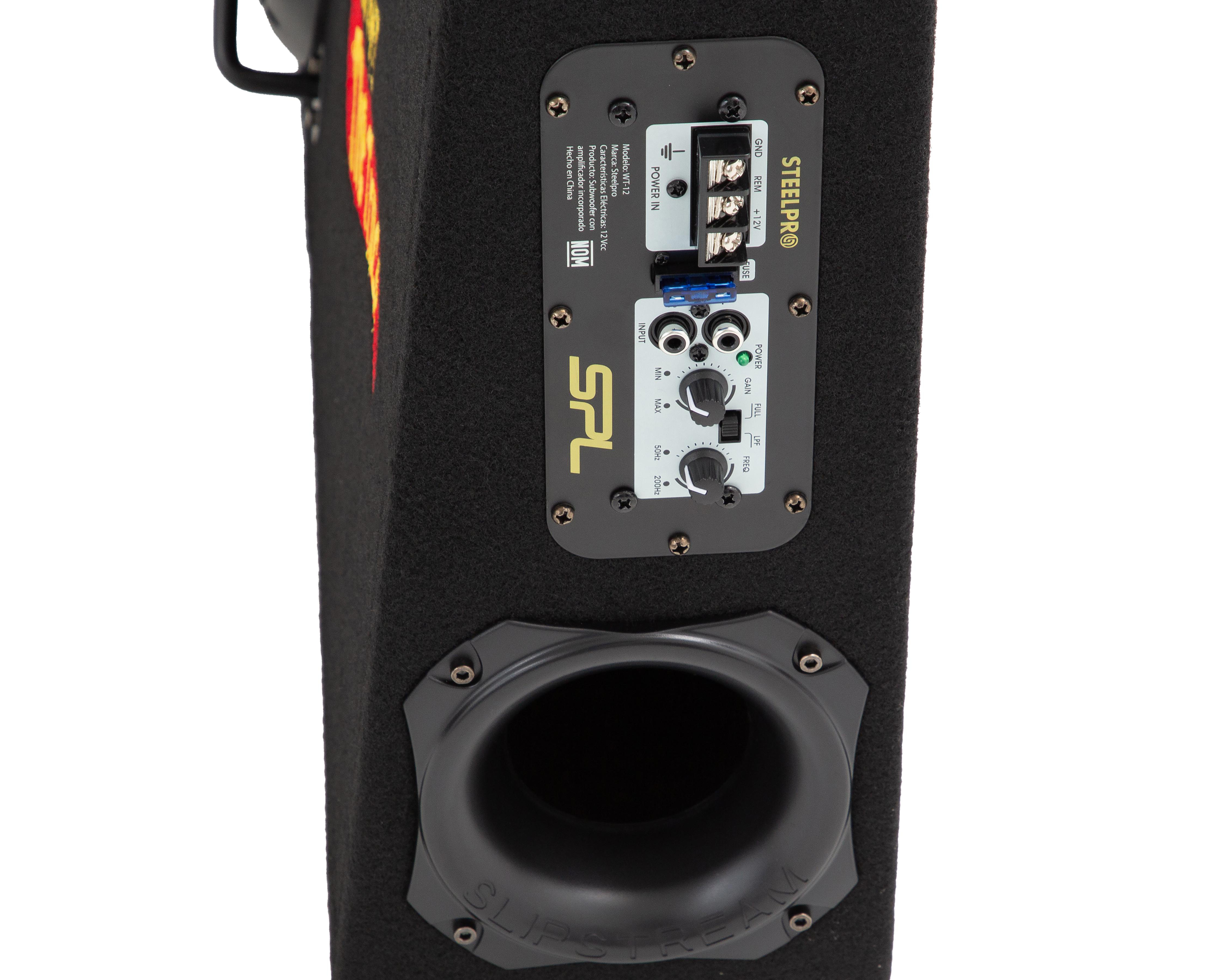 Foto 6 pulgar | Cajón Subwoofer Steelpro 12 Pulgadas 1500 W Amplificado