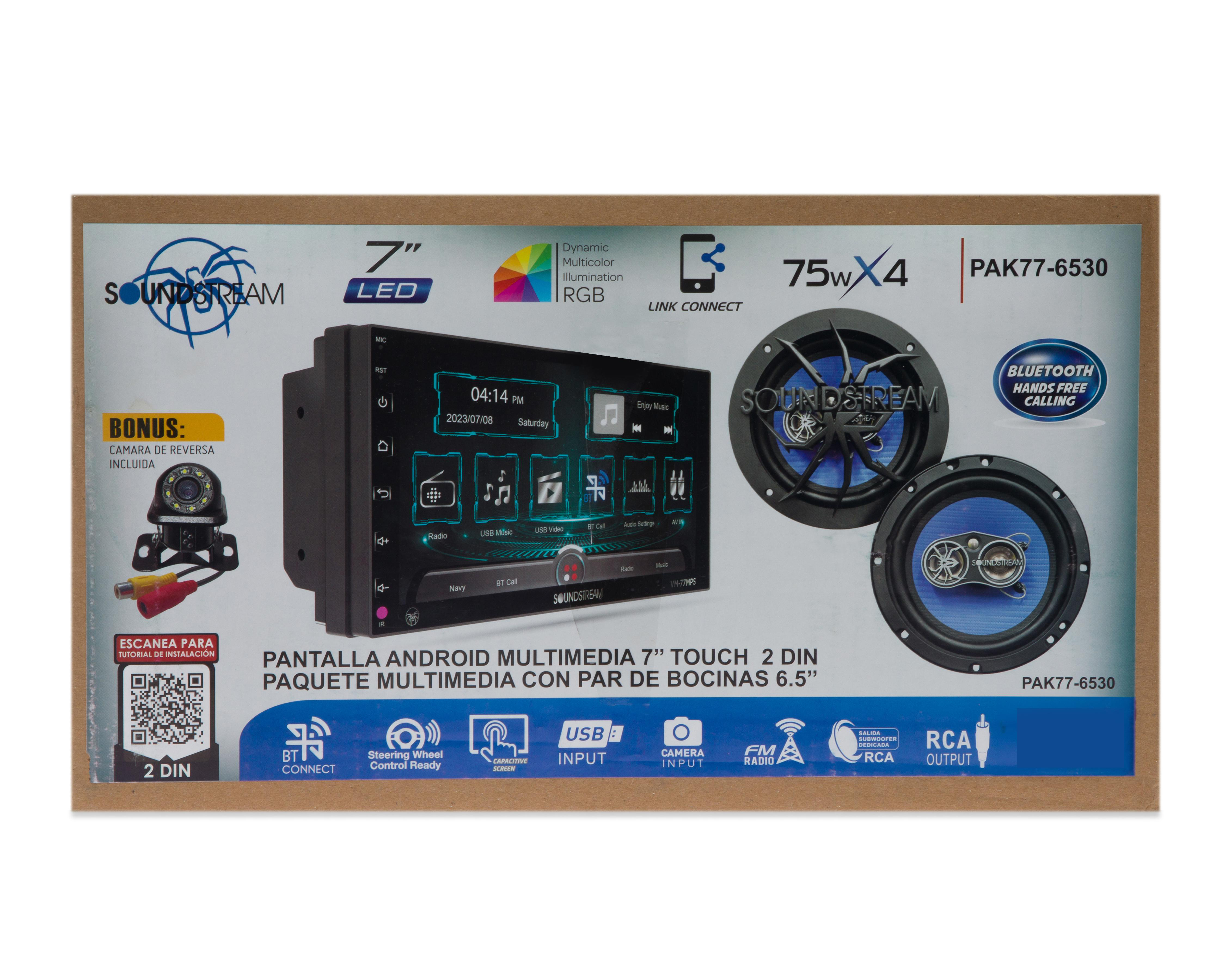 Foto 8 | Kit Autoestéreo Soundstream PAK77-6530 Multimedia de 7 Pulgadas