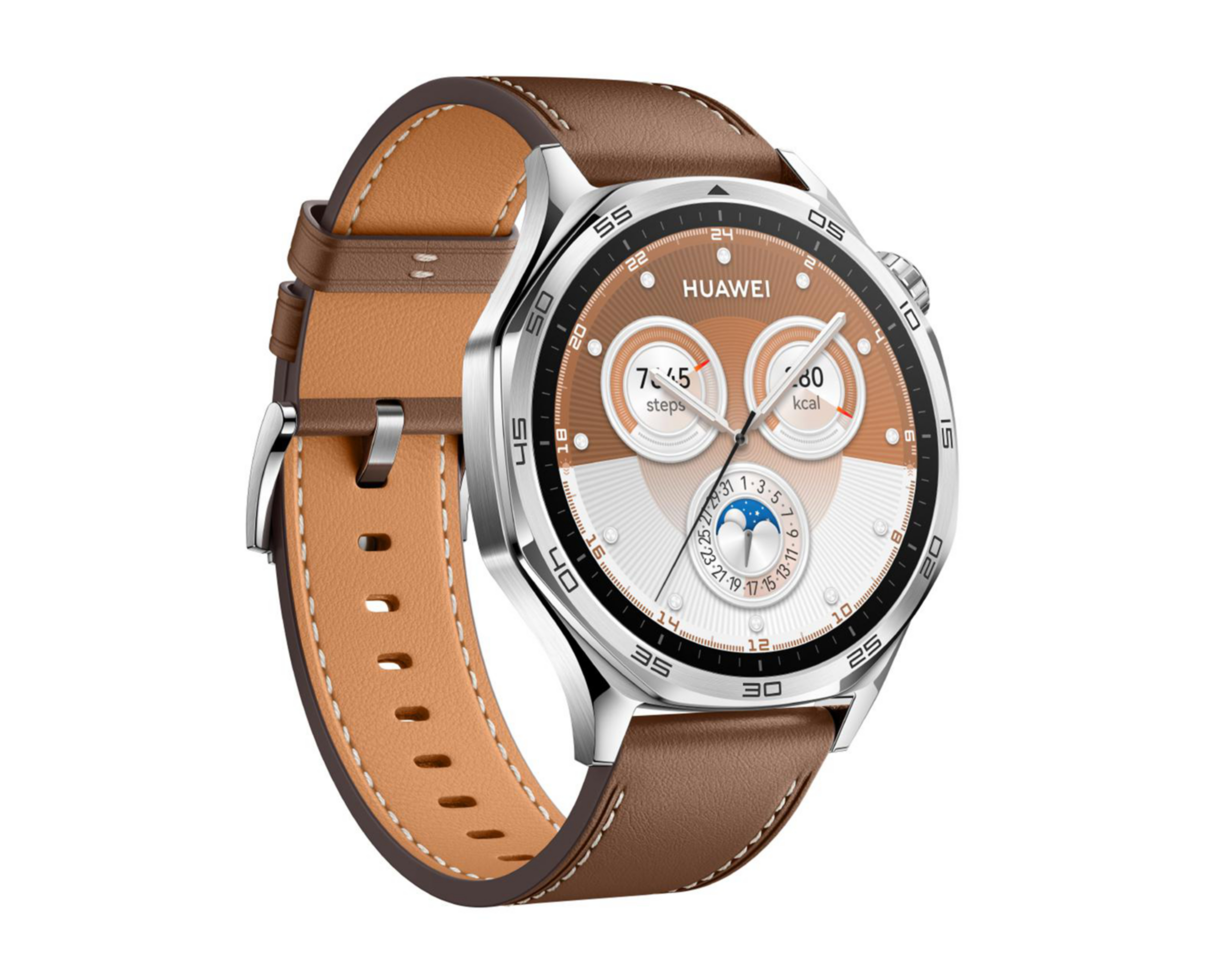 Foto 3 pulgar | Smartwatch Huawei Watch GT 5 46 mm con GPS Café