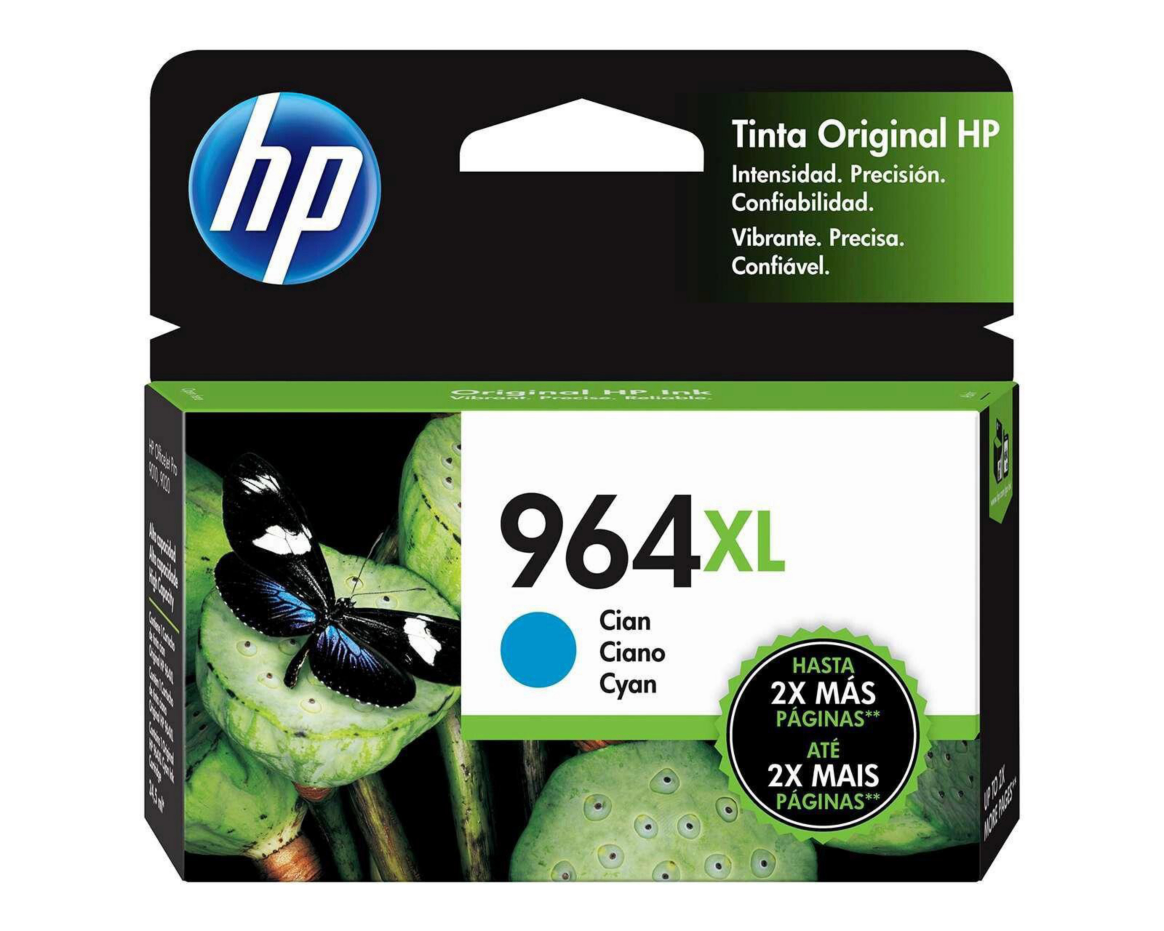 Foto 2 pulgar | Cartucho de Tinta Original HP 964XL Cian