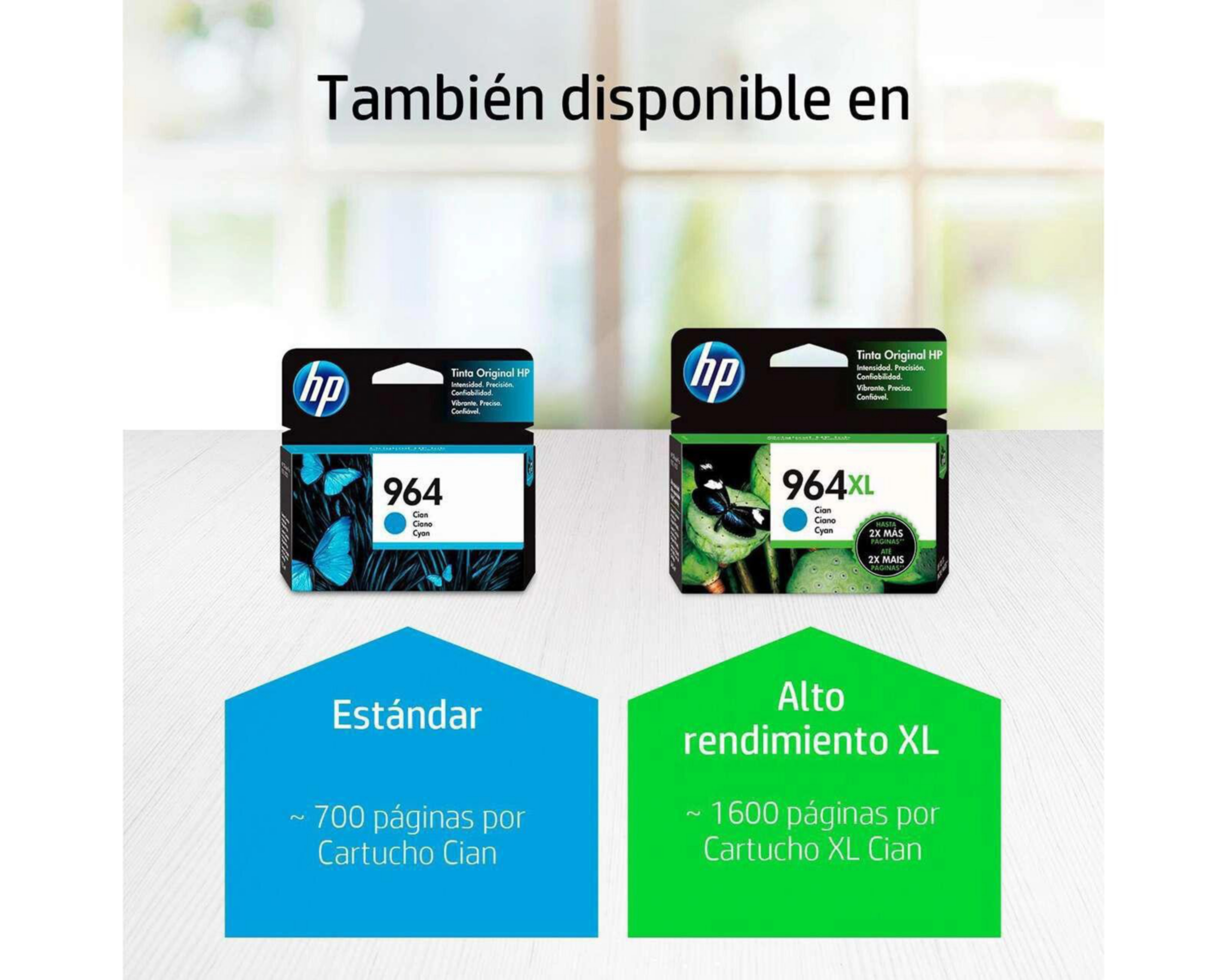 Foto 4 pulgar | Cartucho de Tinta Original HP 964XL Cian