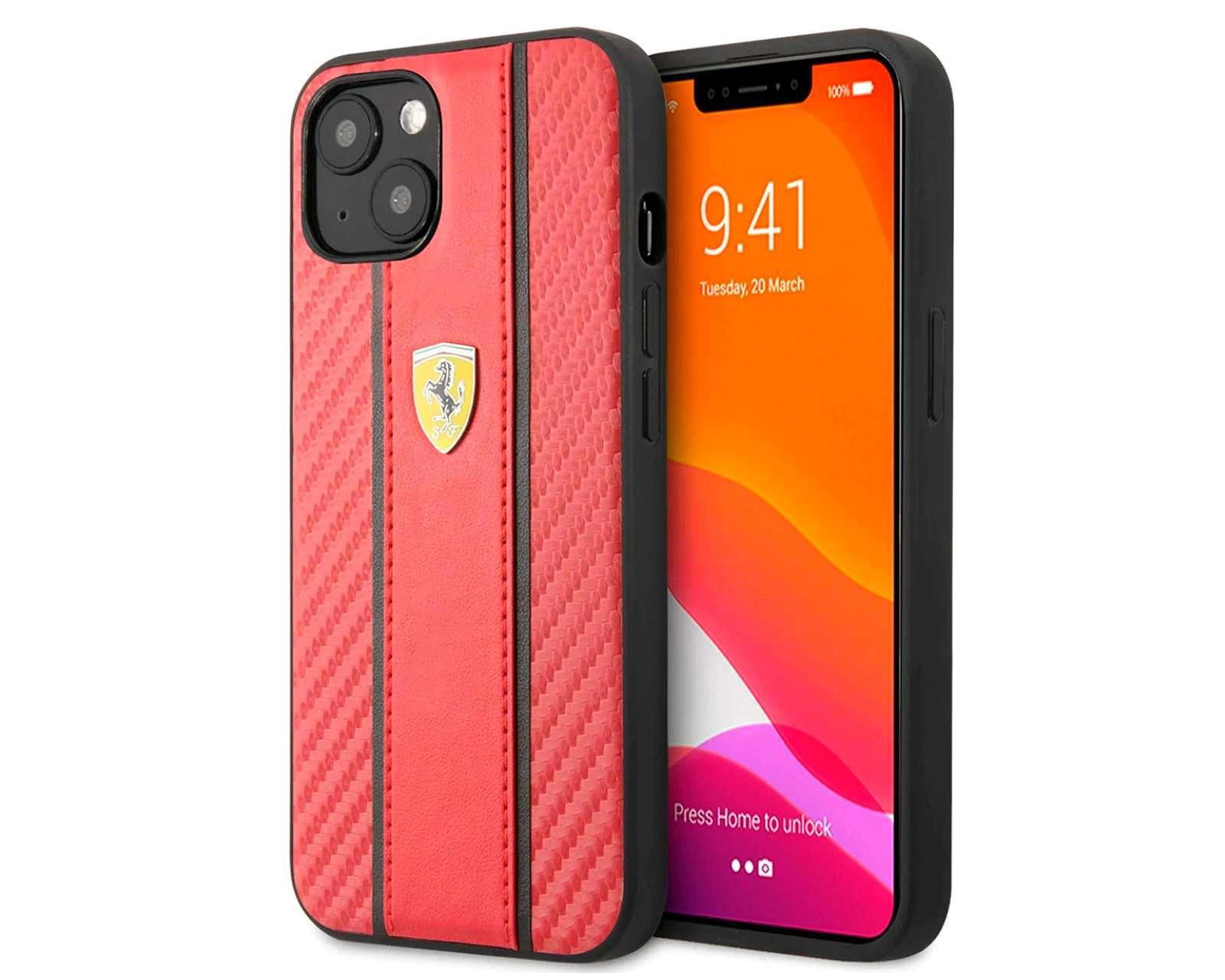 Foto 2 pulgar | Funda Ferrari para iPhone 13 Pro Max