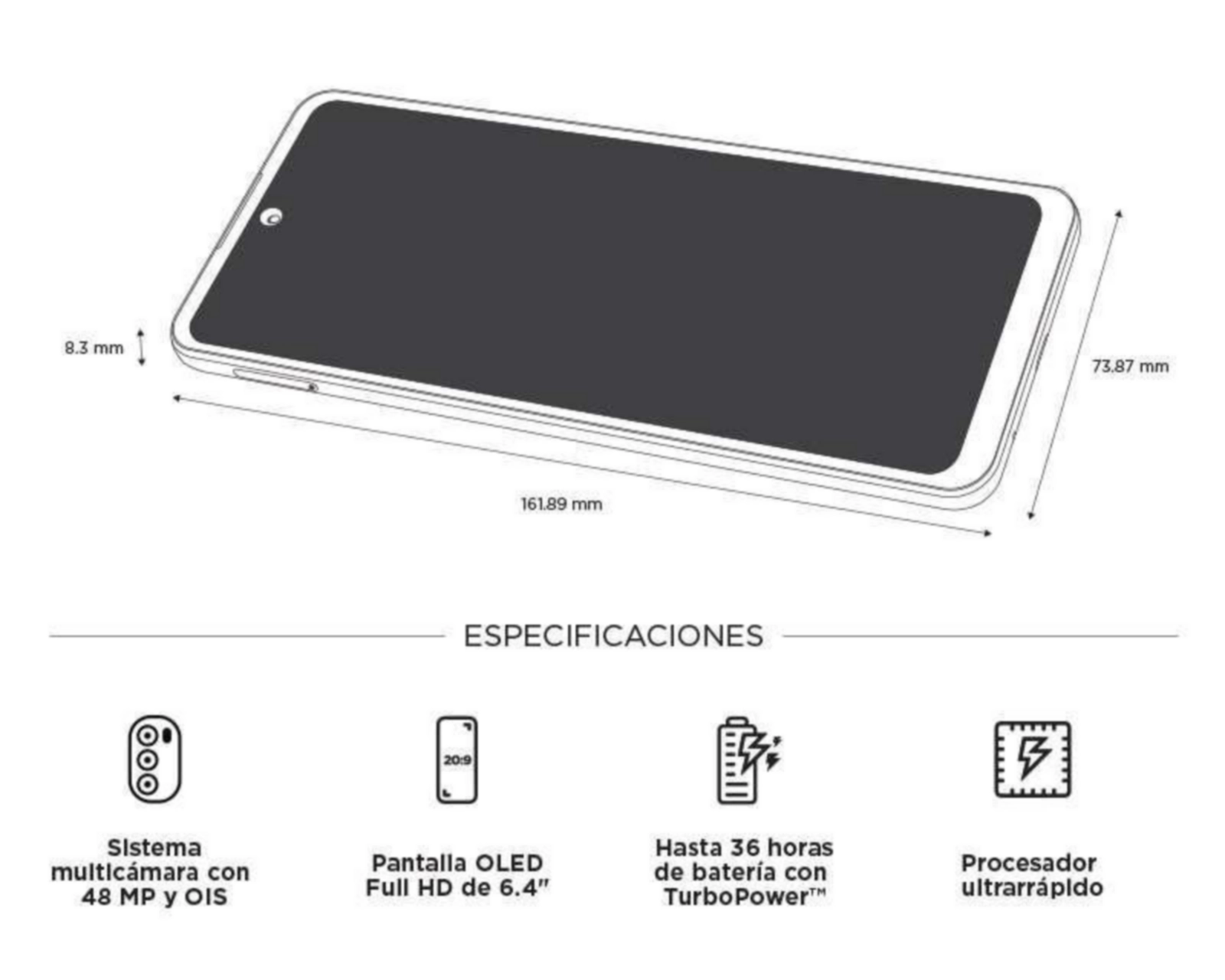 Foto 10 pulgar | Telcel Motorola Moto G41 128 GB Negro