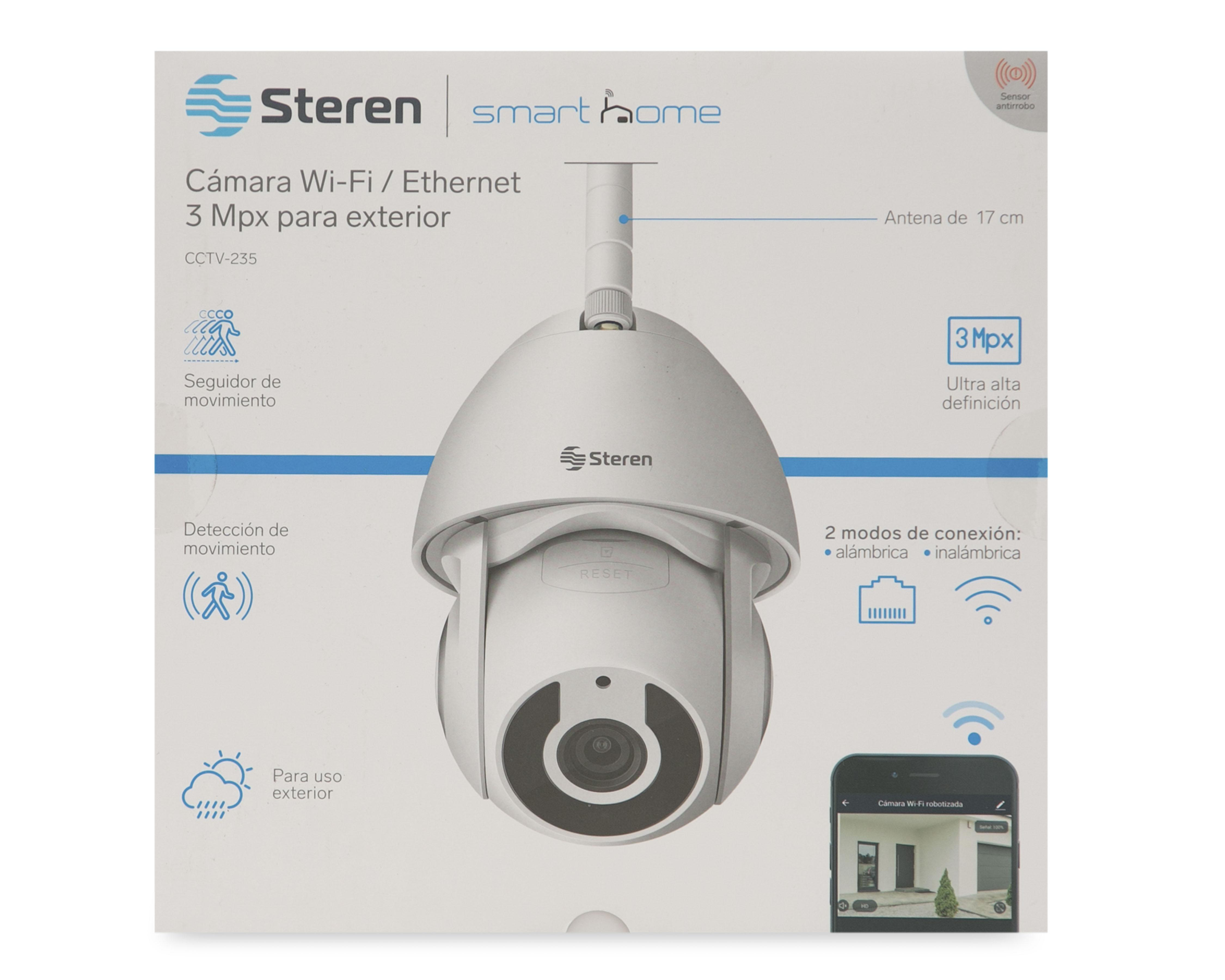 Foto 6 | Cámara de Seguridad Steren CCTV-235 Blanca