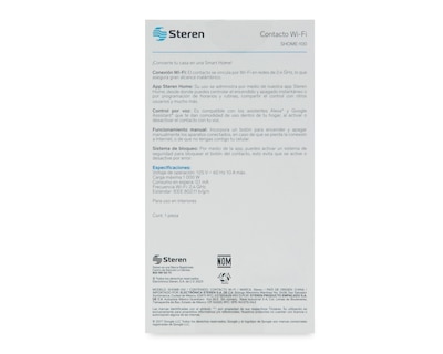 Foto 5 | Contacto Inteligente Steren SHOME 100 Wifi Compatible con Android y iOS